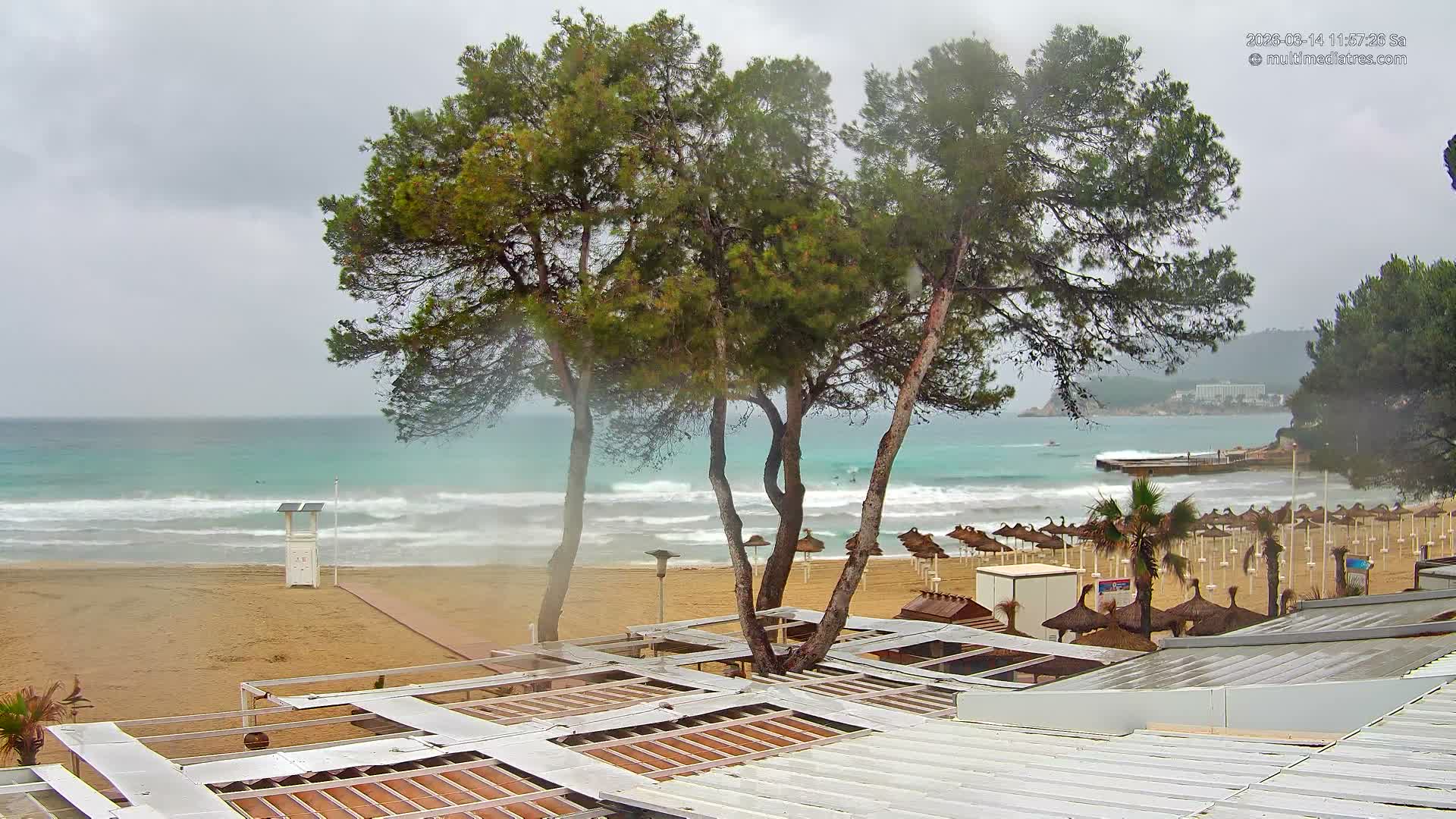 Mallorca, Peguera Cala Fornells Bay Balearic Sea Live Cam, Balearic Islands, Spain