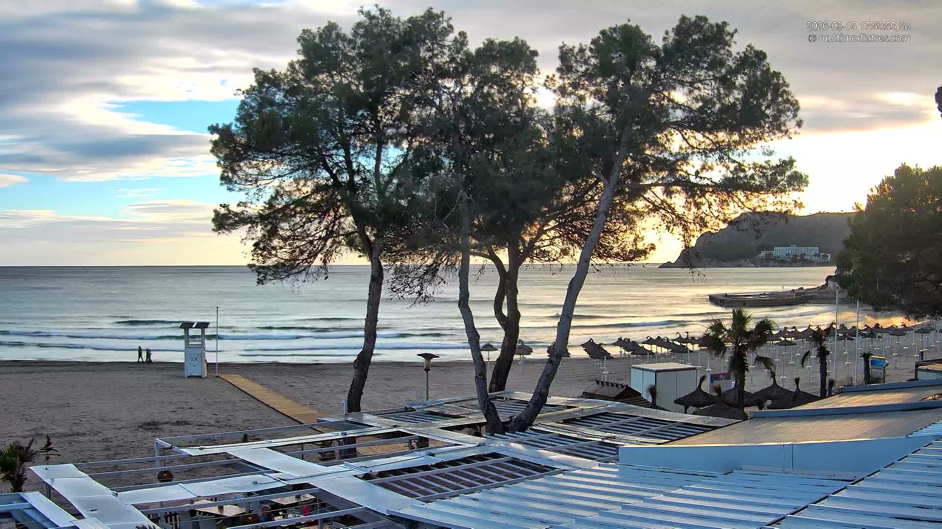 Mallorca, Peguera Cala Fornells Bay Balearic Sea Live Cam, Balearic Islands, Spain