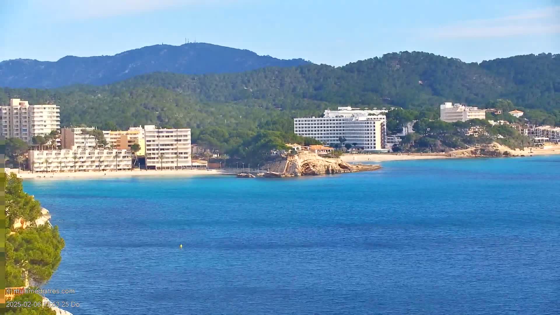 Mallorca, Paguera Cala Fornells PTZ Live Cam - Balearic Islands, Spain