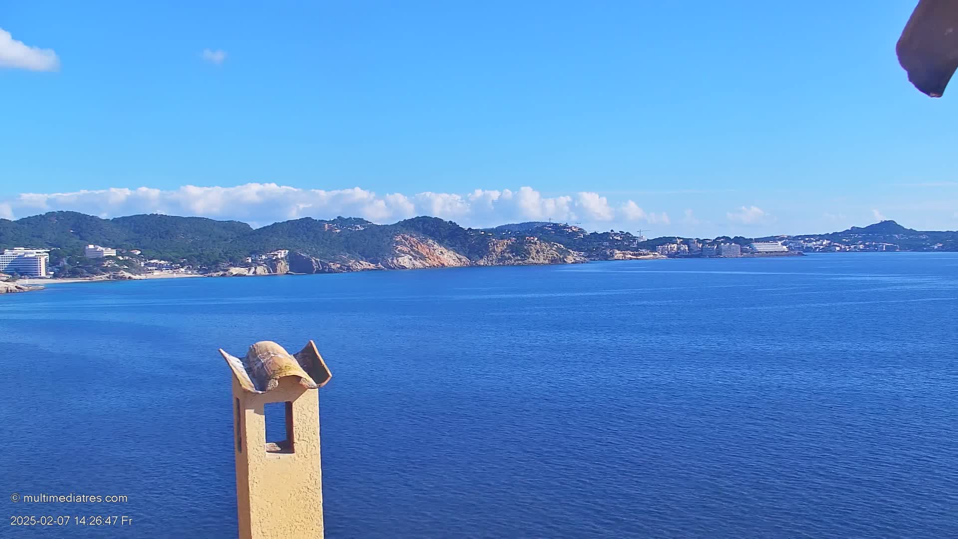 Mallorca, Paguera Cala Fornells PTZ Live Cam - Balearic Islands, Spain