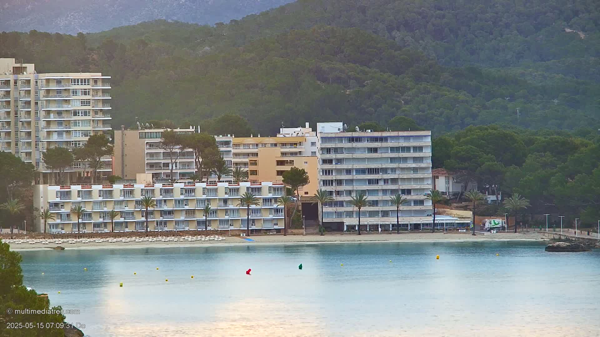 Mallorca, Paguera Cala Fornells PTZ Live Cam - Balearic Islands, Spain