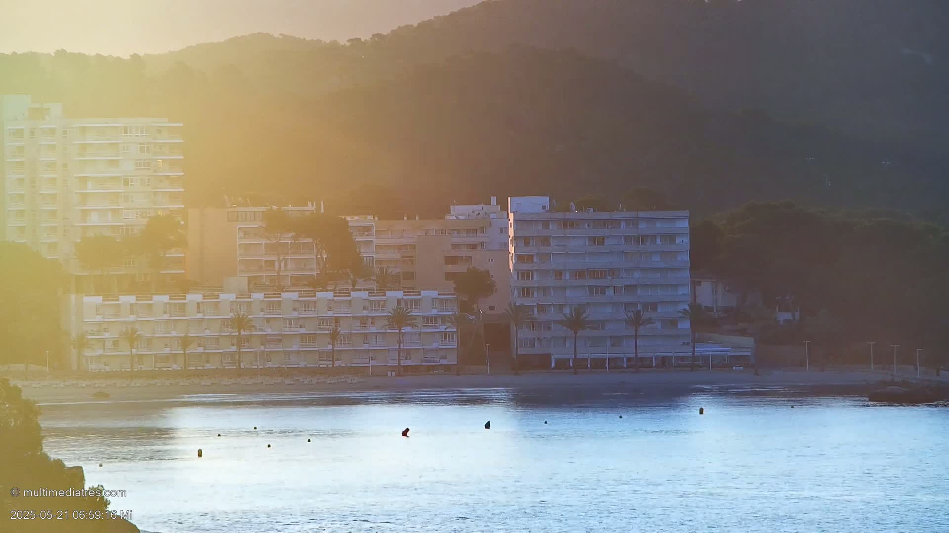 Paguera, Cala Fornells PTZ Live Cam - Mallorca, Balearic Islands, Spain