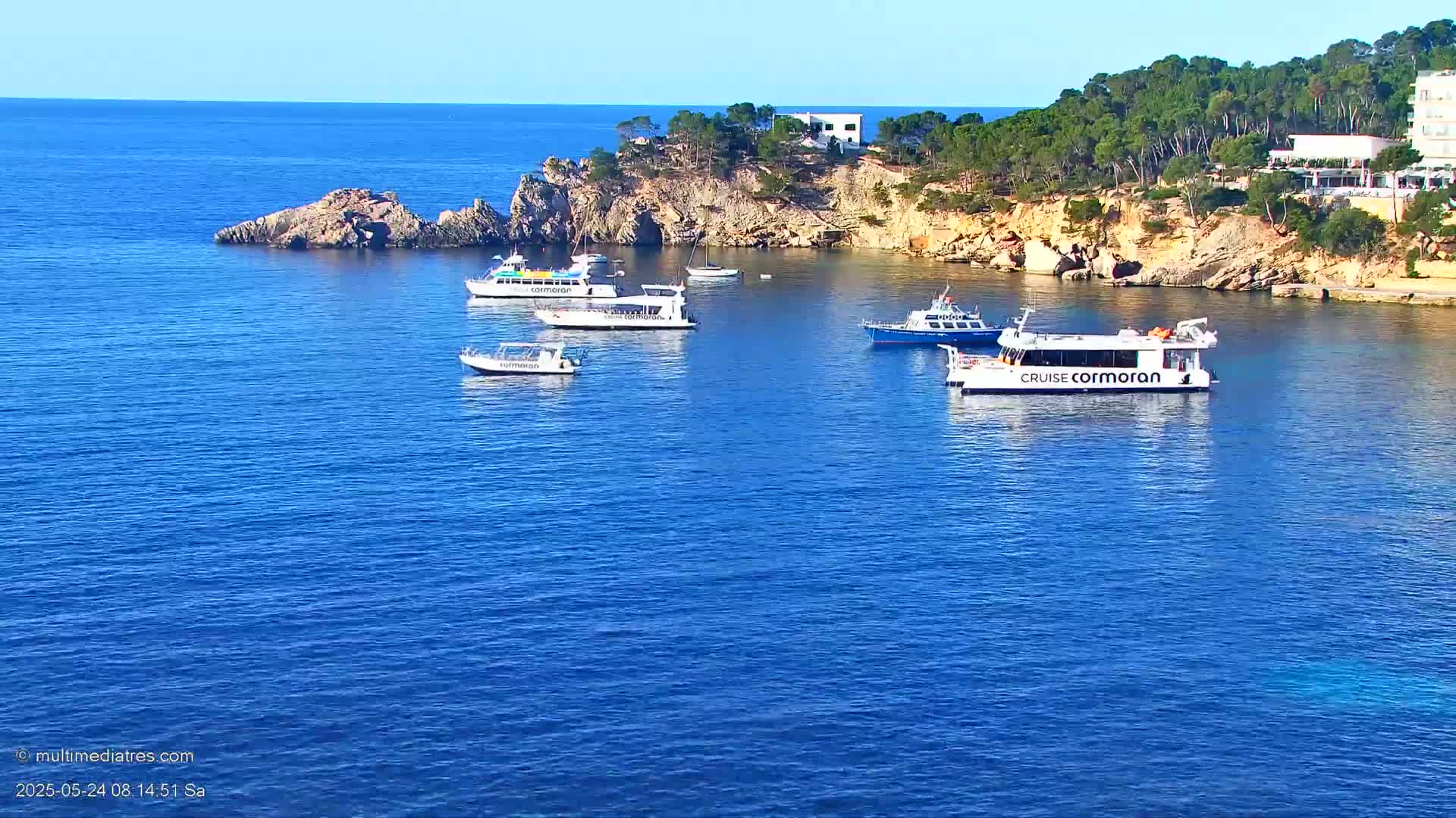 Paguera, Cala Fornells PTZ Live Cam - Mallorca, Balearic Islands, Spain