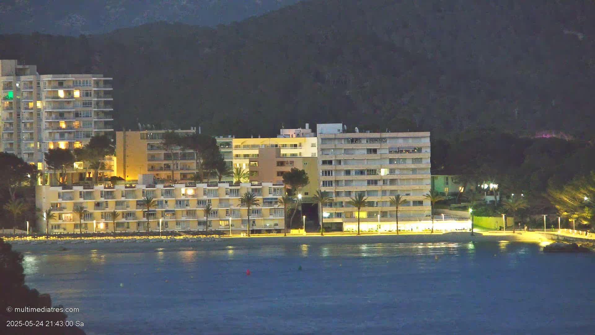 Paguera, Cala Fornells PTZ Live Cam - Mallorca, Balearic Islands, Spain