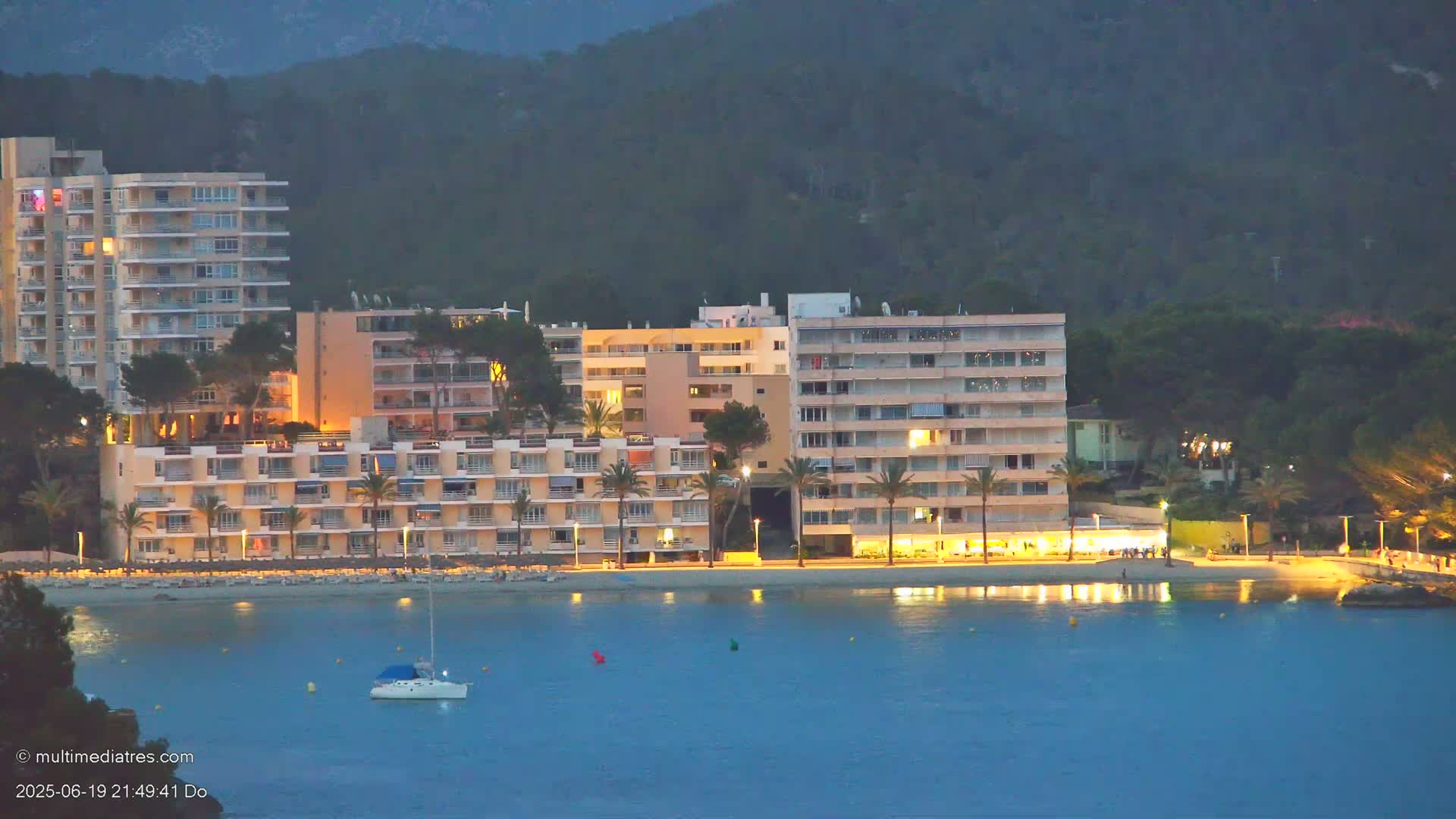 Mallorca, Paguera Cala Fornells PTZ Live Cam - Balearic Islands, Spain