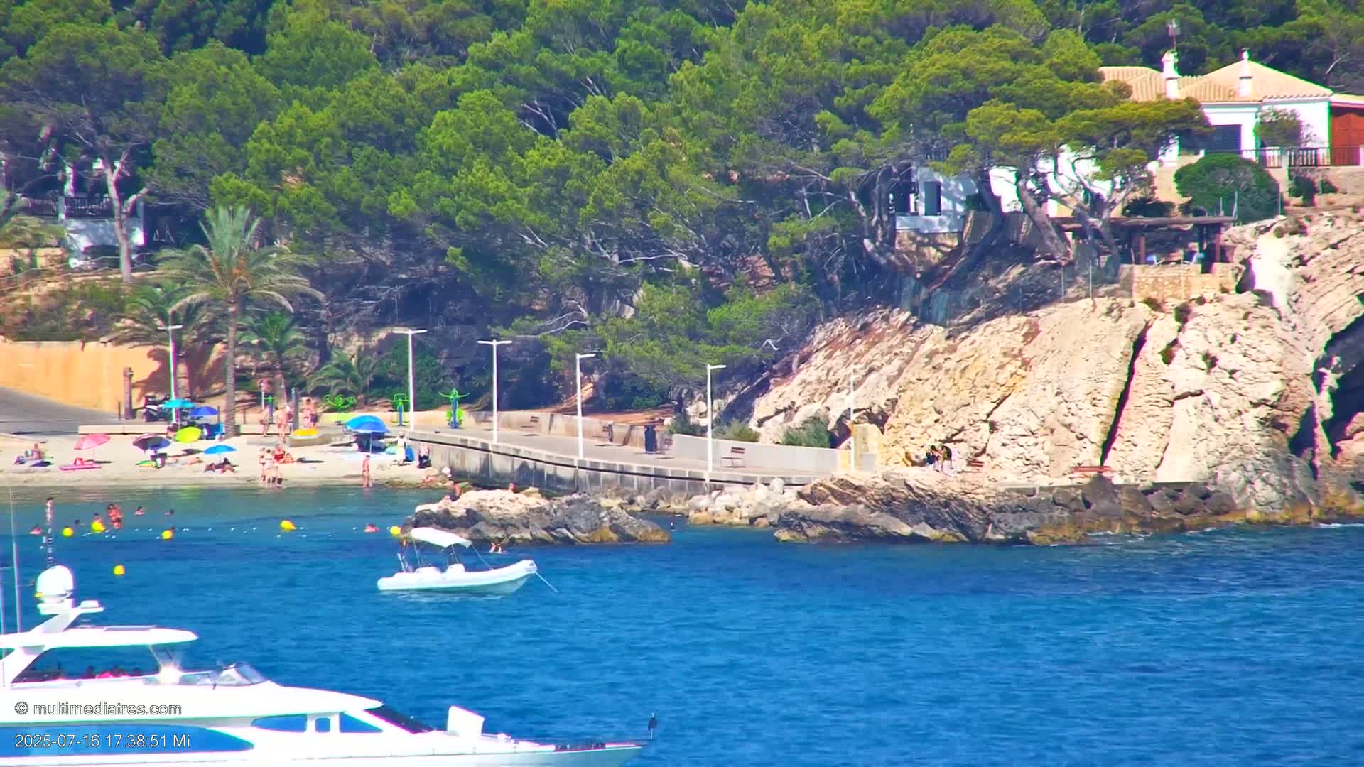 Paguera, Cala Fornells PTZ Live Cam - Mallorca, Balearic Islands, Spain