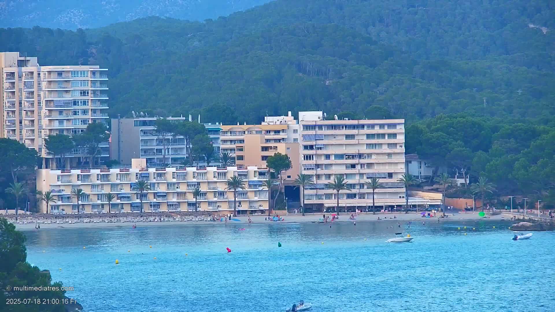 Paguera, Cala Fornells PTZ Live Cam - Mallorca, Balearic Islands, Spain
