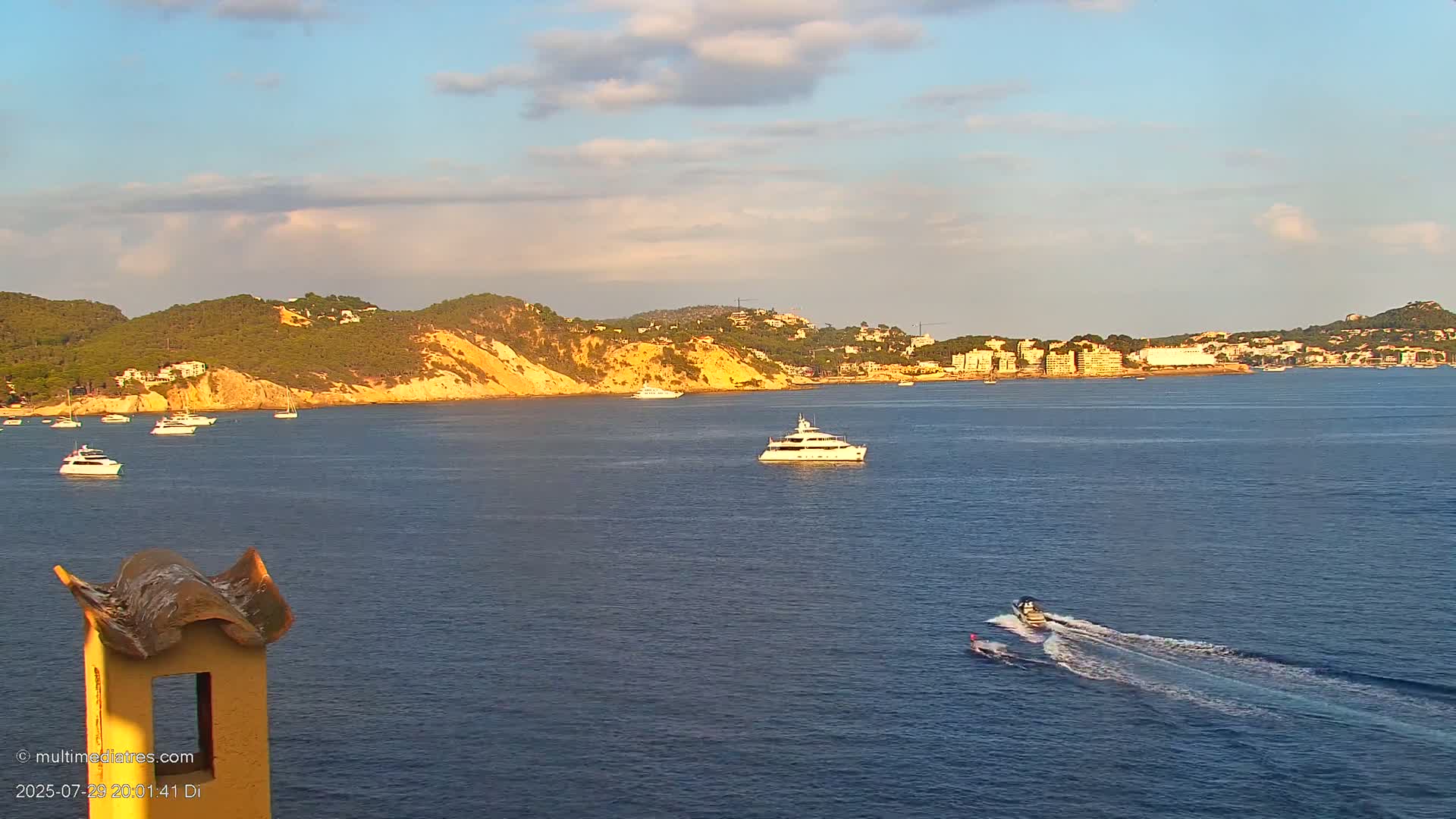 Paguera, Cala Fornells PTZ Live Cam - Mallorca, Balearic Islands, Spain