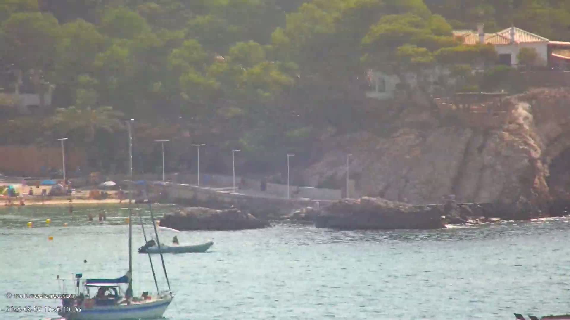 Paguera, Cala Fornells PTZ Live Cam - Mallorca, Balearic Islands, Spain