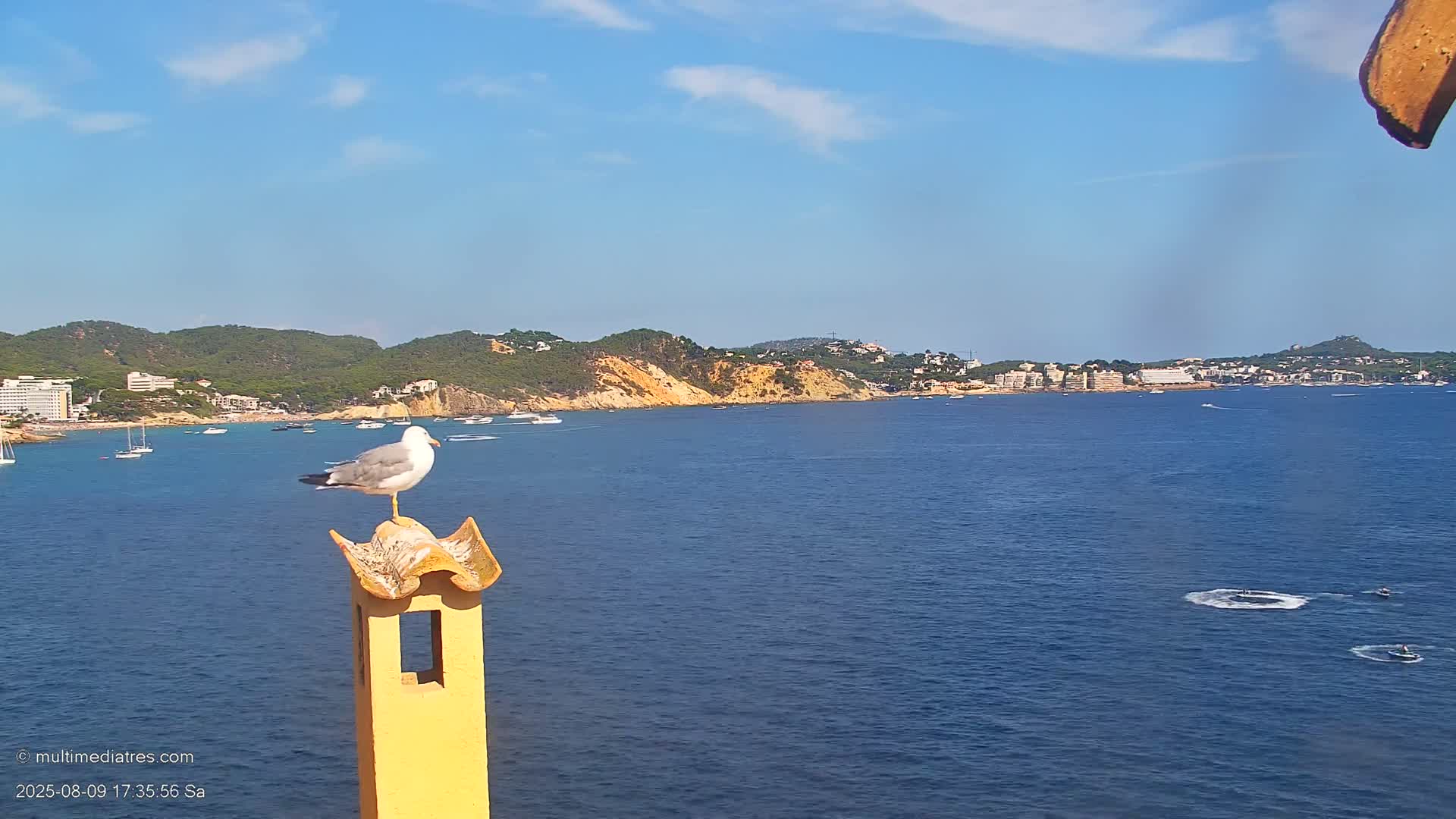 Paguera, Cala Fornells PTZ Live Cam - Mallorca, Balearic Islands, Spain