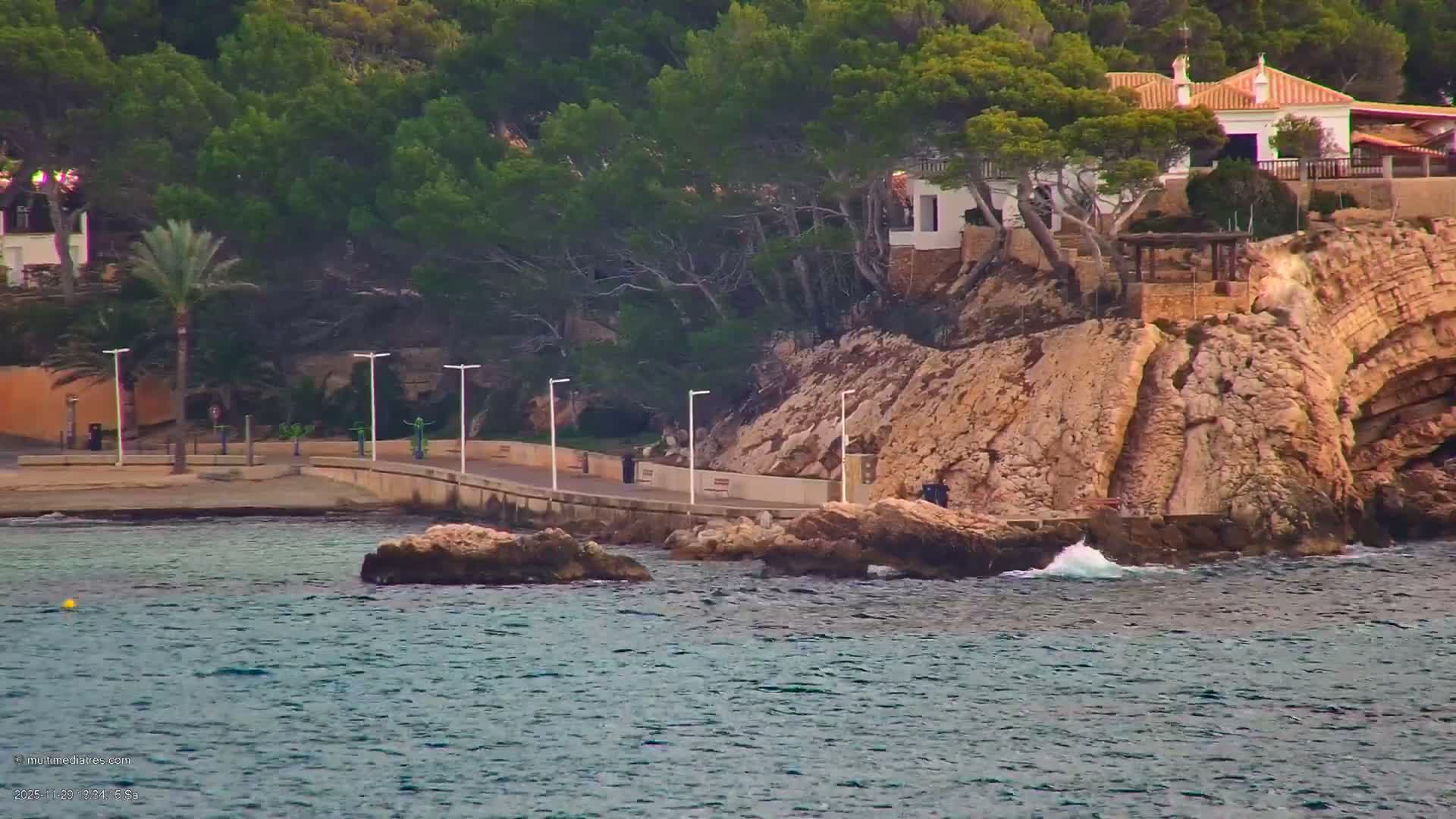 Paguera, Cala Fornells PTZ Live Cam - Mallorca, Balearic Islands, Spain