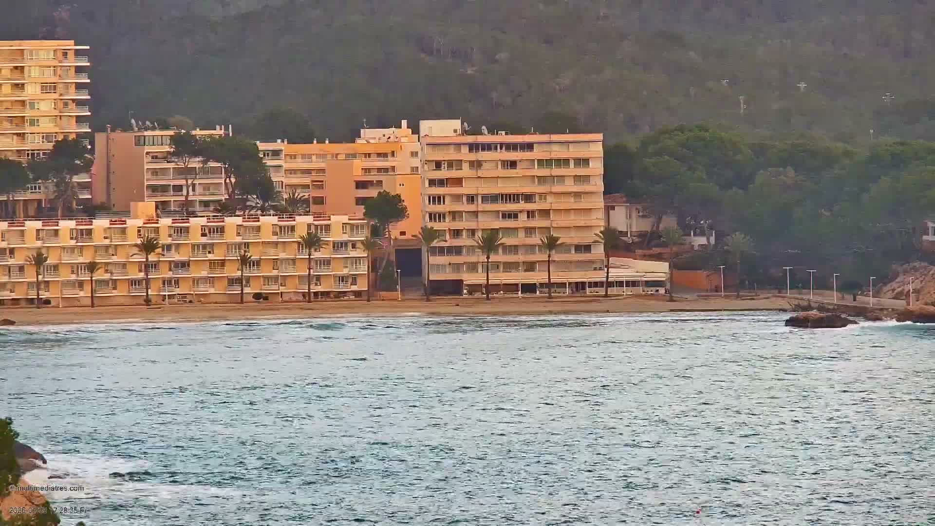 Paguera, Cala Fornells PTZ Live Cam - Mallorca, Balearic Islands, Spain