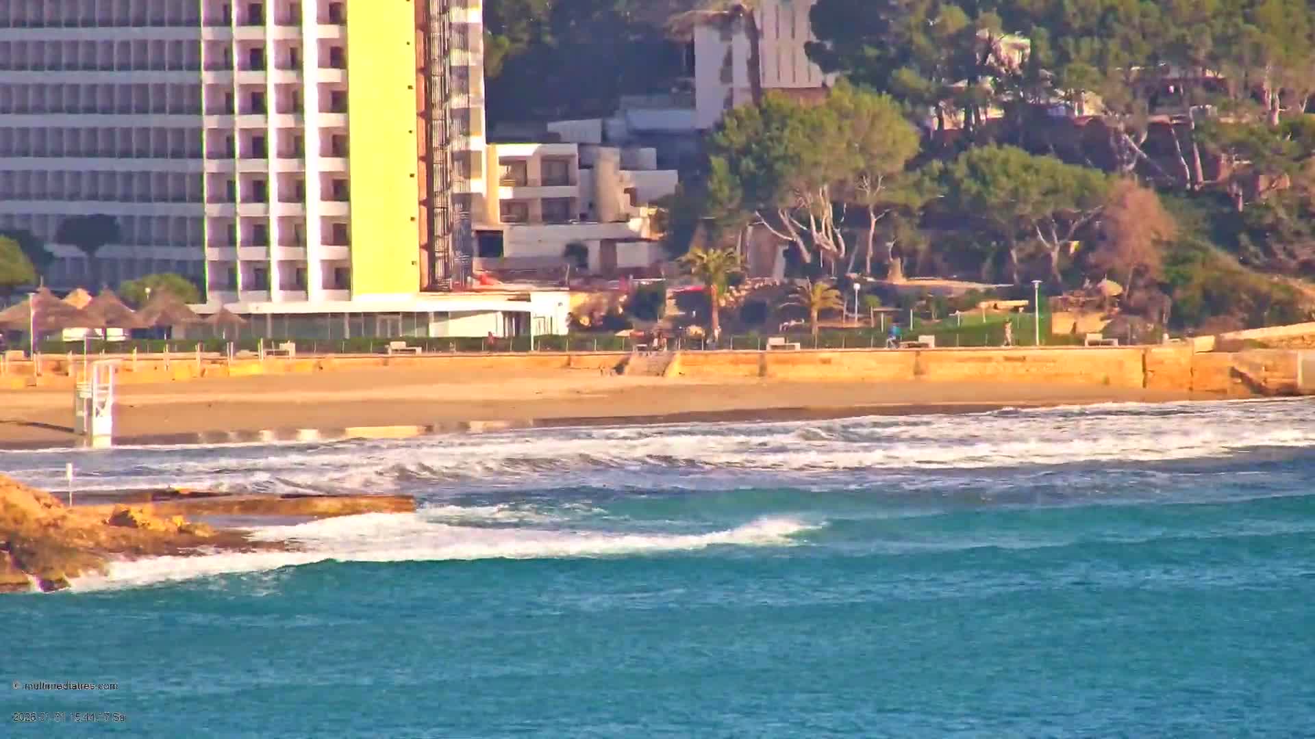 Paguera, Cala Fornells PTZ Live Cam - Mallorca, Balearic Islands, Spain