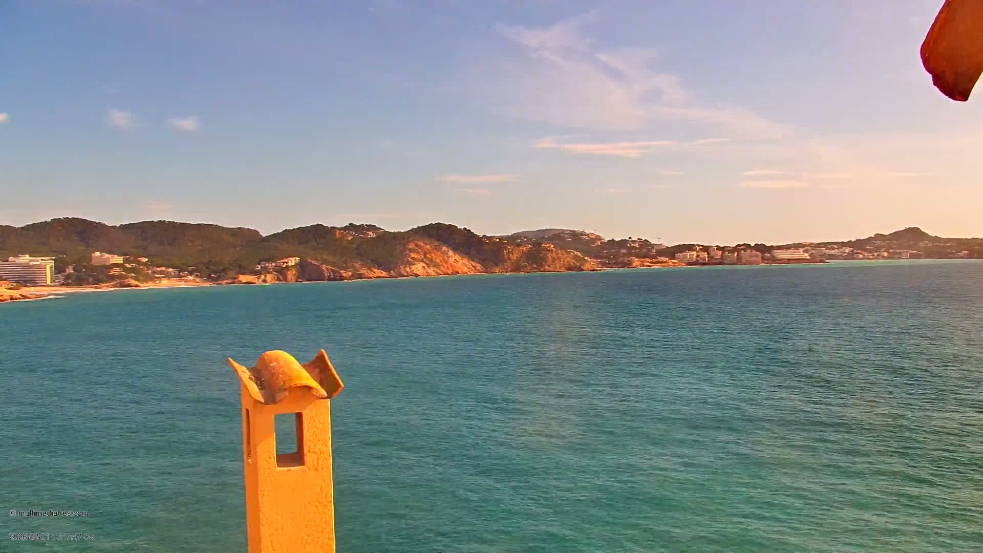 Paguera, Cala Fornells PTZ Live Cam - Mallorca, Balearic Islands, Spain