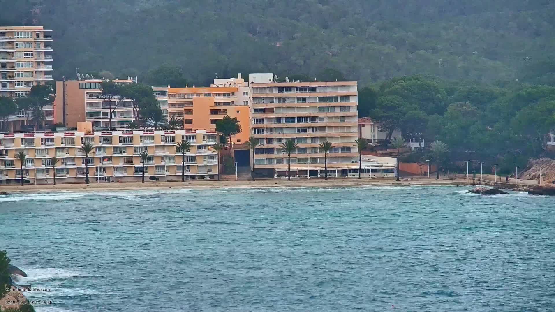 Paguera, Cala Fornells PTZ Live Cam - Mallorca, Balearic Islands, Spain
