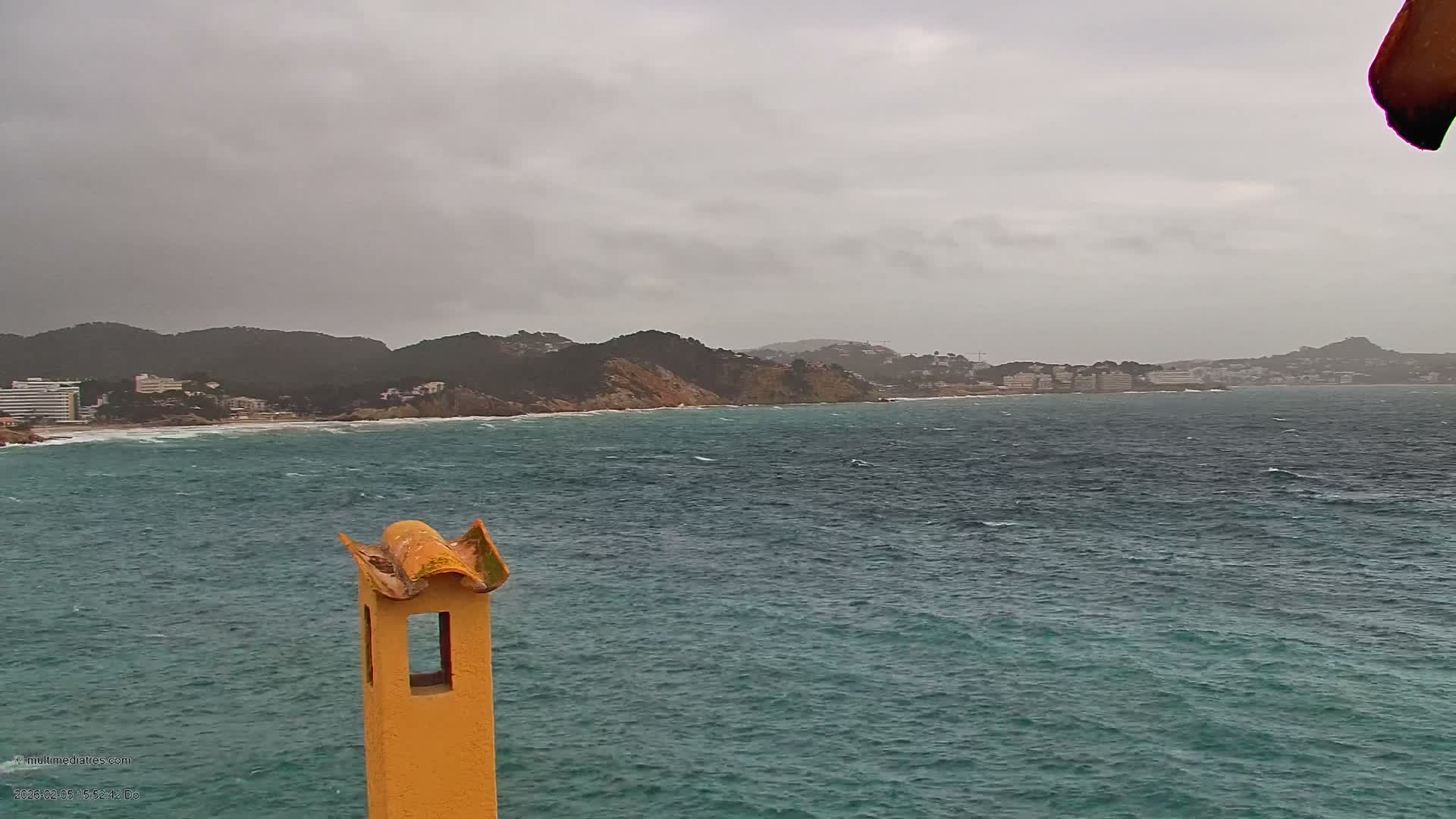 Paguera, Cala Fornells PTZ Live Cam - Mallorca, Balearic Islands, Spain