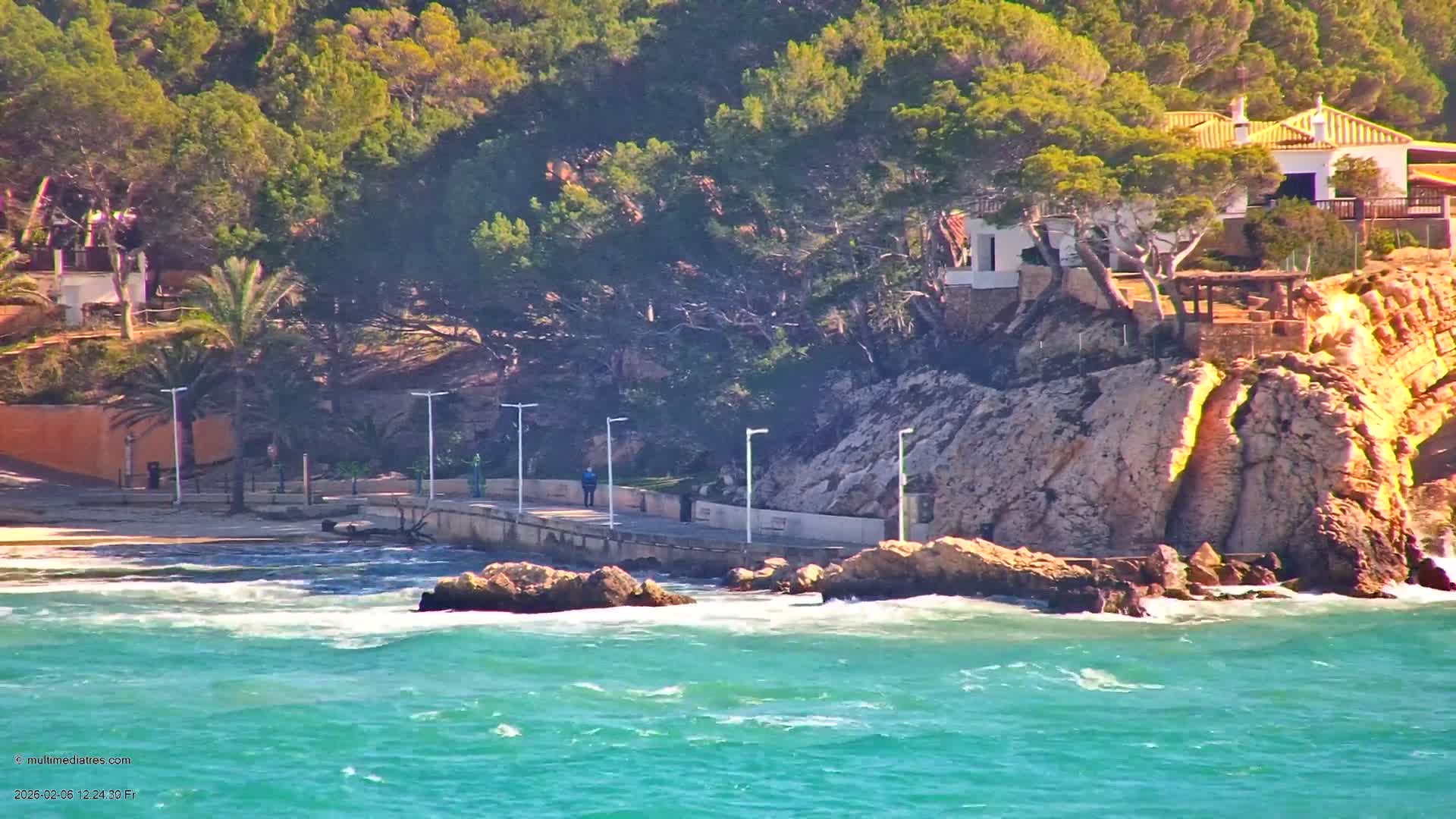 Paguera, Cala Fornells PTZ Live Cam - Mallorca, Balearic Islands, Spain