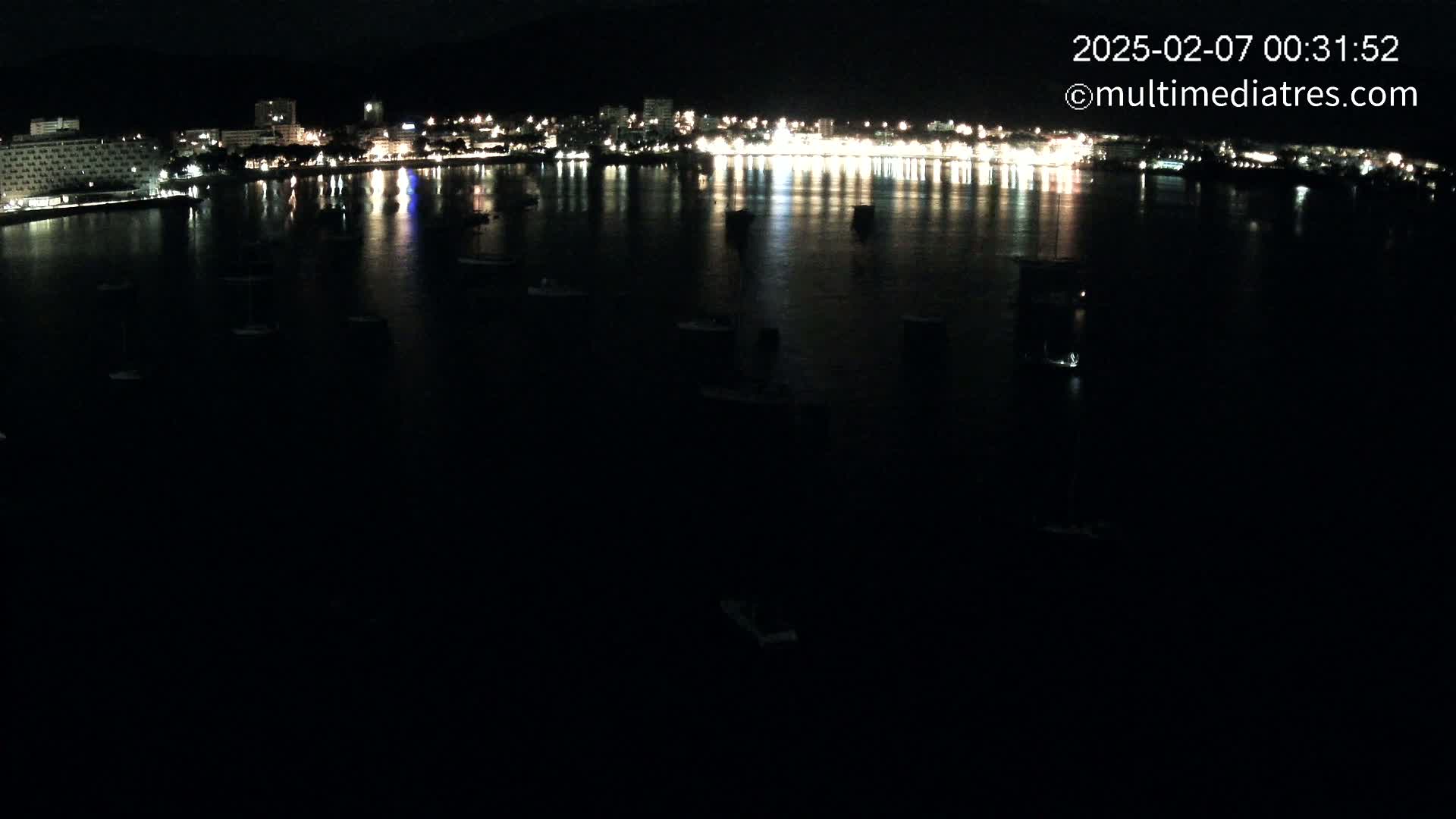 Mallorca, Magaluf - Palmanova Son Maties Beach Live Cam - Balearic Islands, Spain
