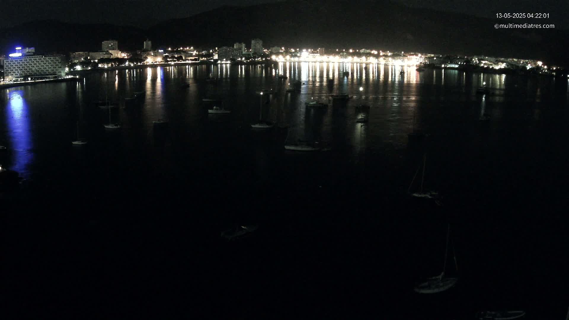 Mallorca, Magaluf - Palmanova Son Maties Beach Live Cam - Balearic Islands, Spain