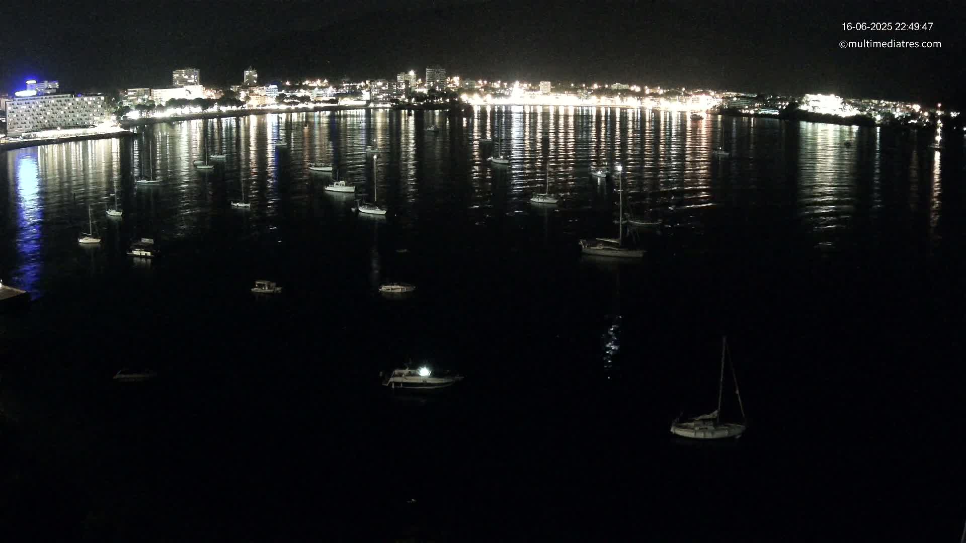 Mallorca, Magaluf - Palmanova Son Maties Beach Live Cam - Balearic Islands, Spain