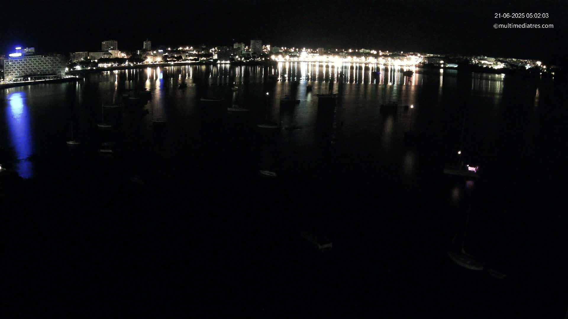 Mallorca, Magaluf - Palmanova Son Maties Beach Live Cam - Balearic Islands, Spain