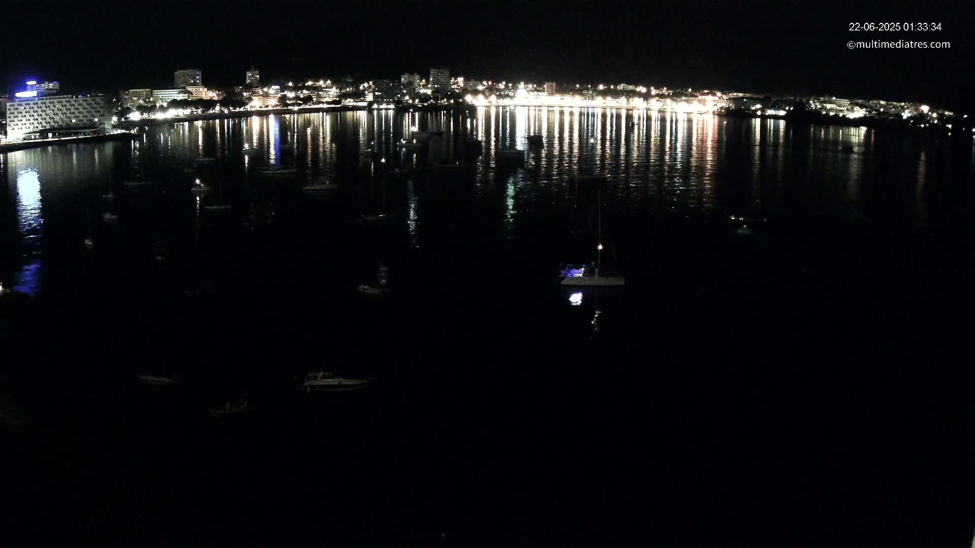 Mallorca, Magaluf - Palmanova Son Maties Beach Live Cam - Balearic Islands, Spain