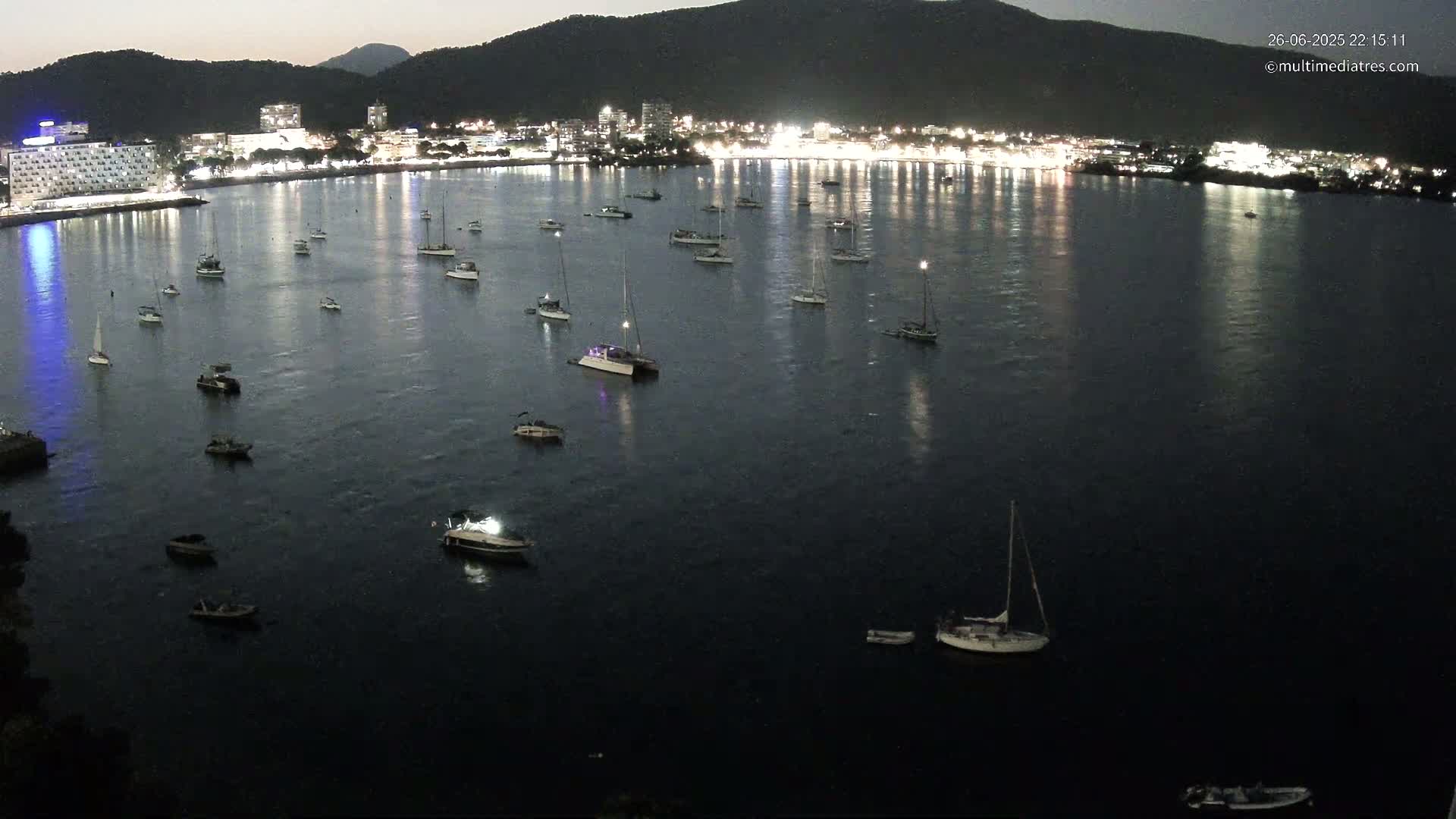 Mallorca, Magaluf - Palmanova Son Maties Beach Live Cam - Balearic Islands, Spain