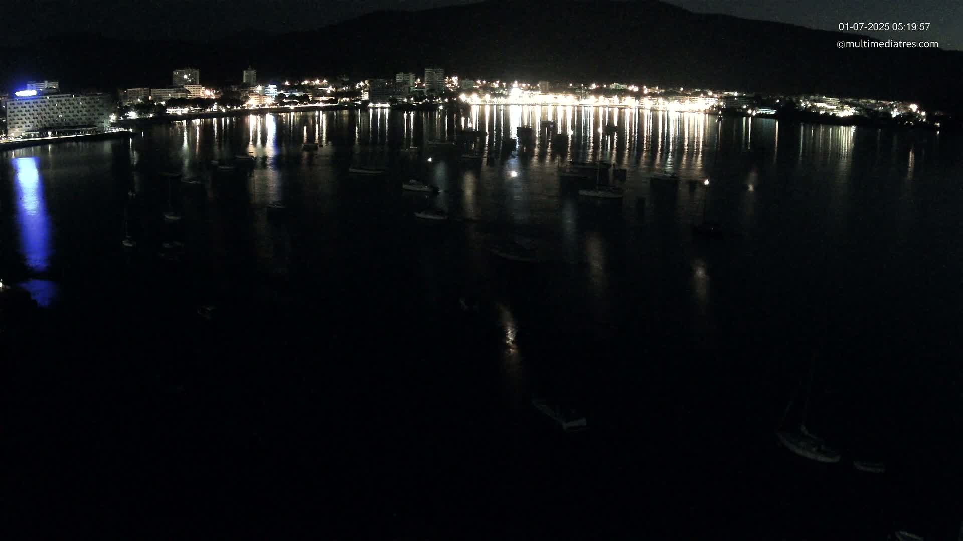 Mallorca, Magaluf - Palmanova Son Maties Beach Live Cam - Balearic Islands, Spain