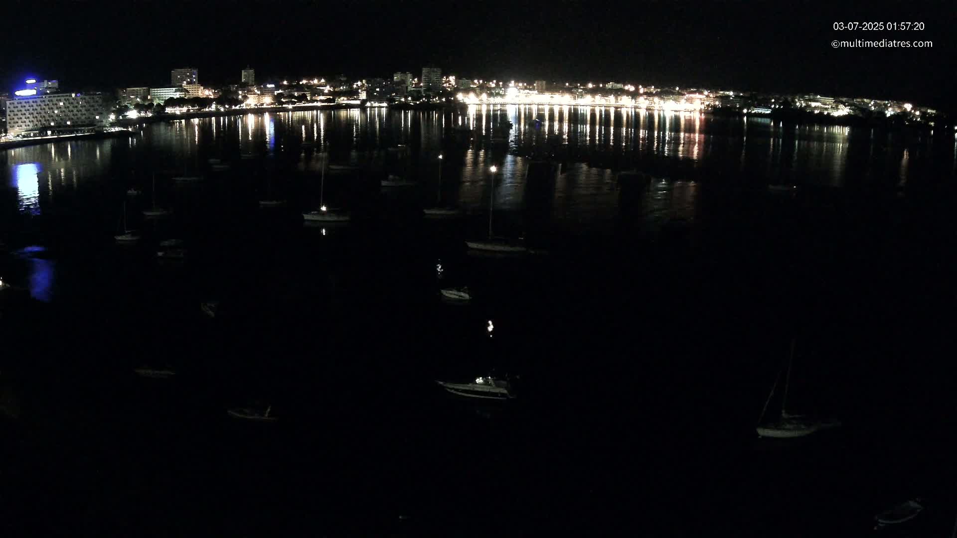 Mallorca, Magaluf - Palmanova Son Maties Beach Live Cam - Balearic Islands, Spain