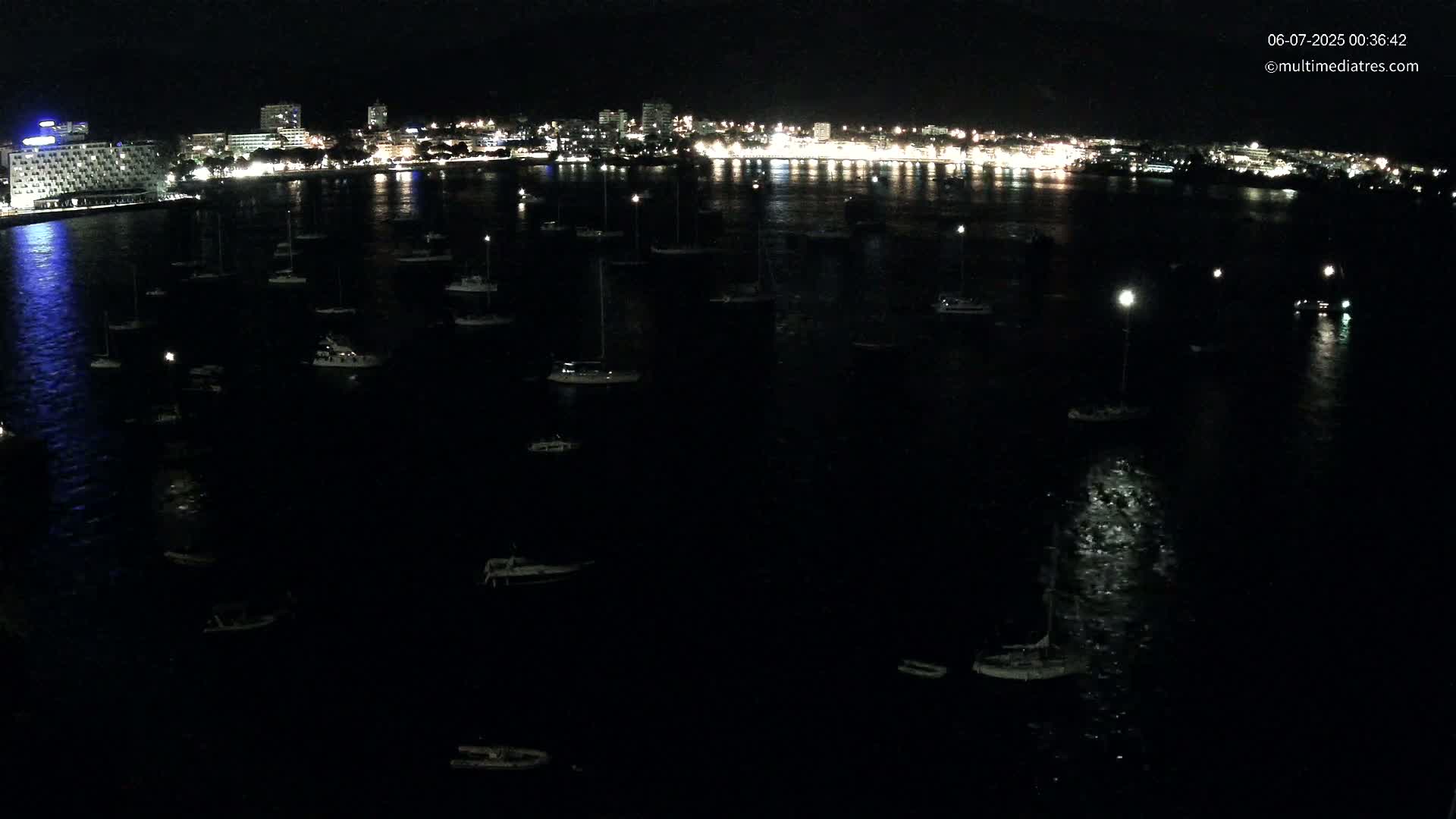 Mallorca, Magaluf - Palmanova Son Maties Beach Live Cam - Balearic Islands, Spain