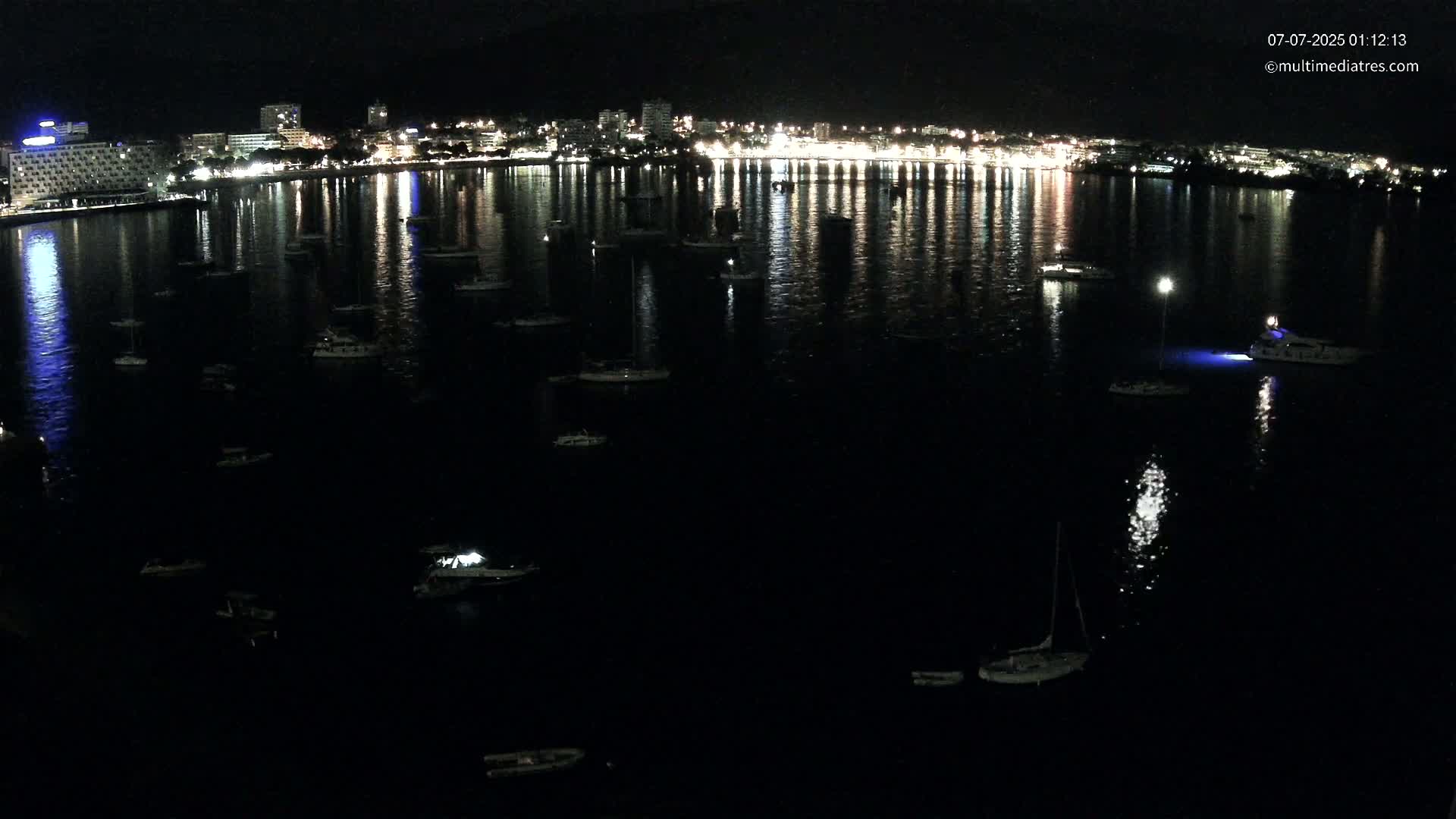 Mallorca, Magaluf - Palmanova Son Maties Beach Live Cam - Balearic Islands, Spain