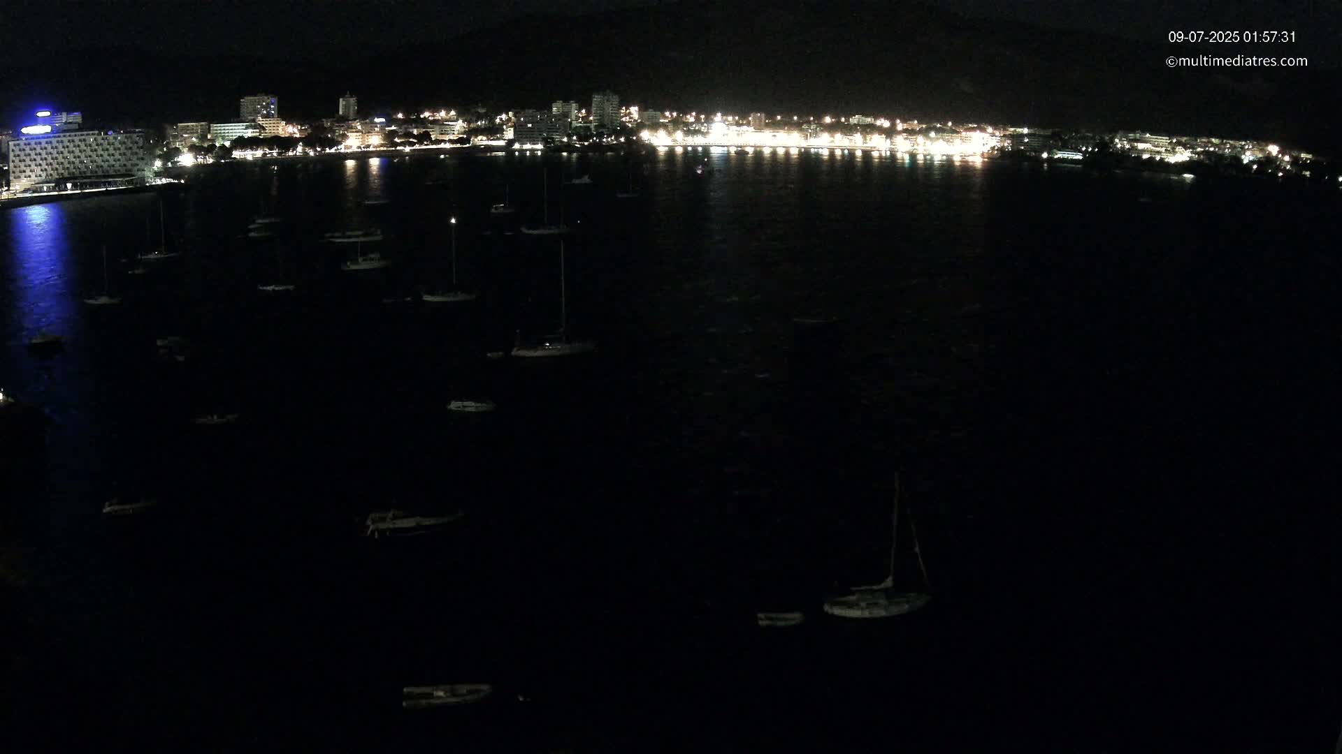 Mallorca, Magaluf - Palmanova Son Maties Beach Live Cam - Balearic Islands, Spain