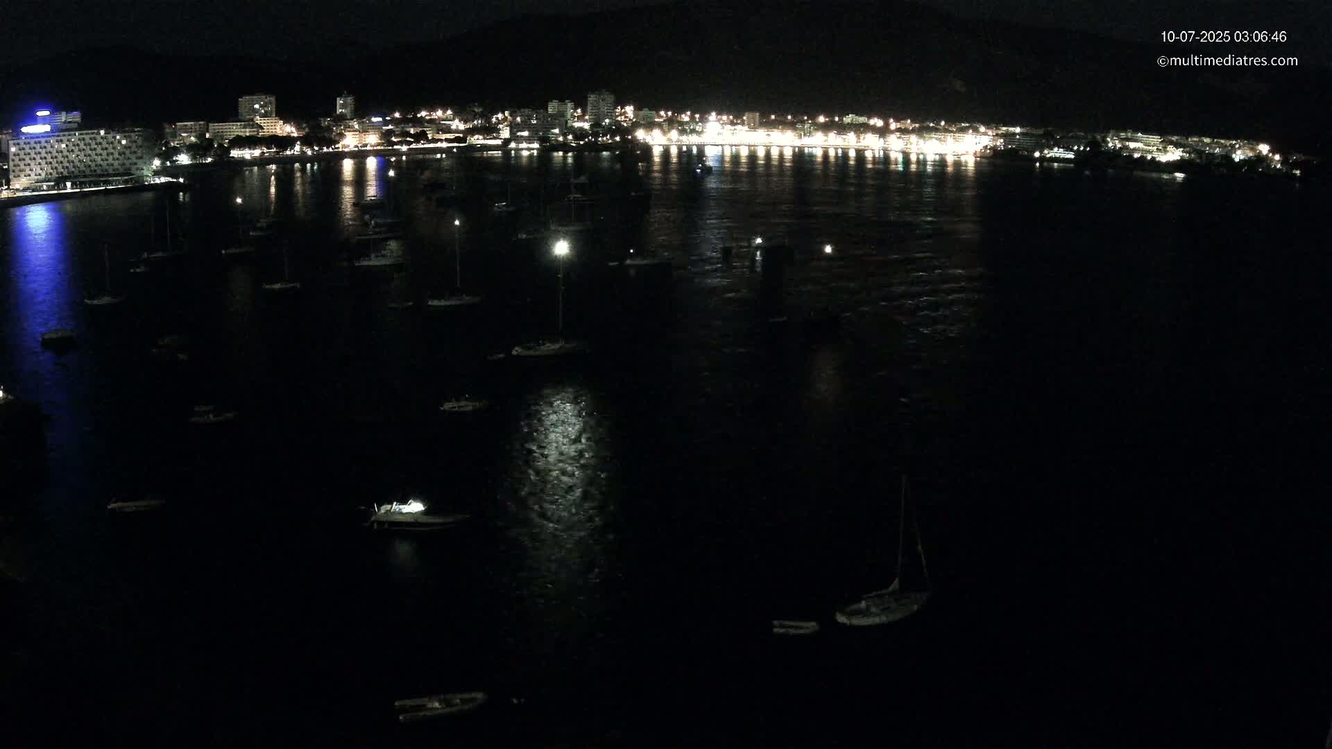 Mallorca, Magaluf - Palmanova Son Maties Beach Live Cam - Balearic Islands, Spain