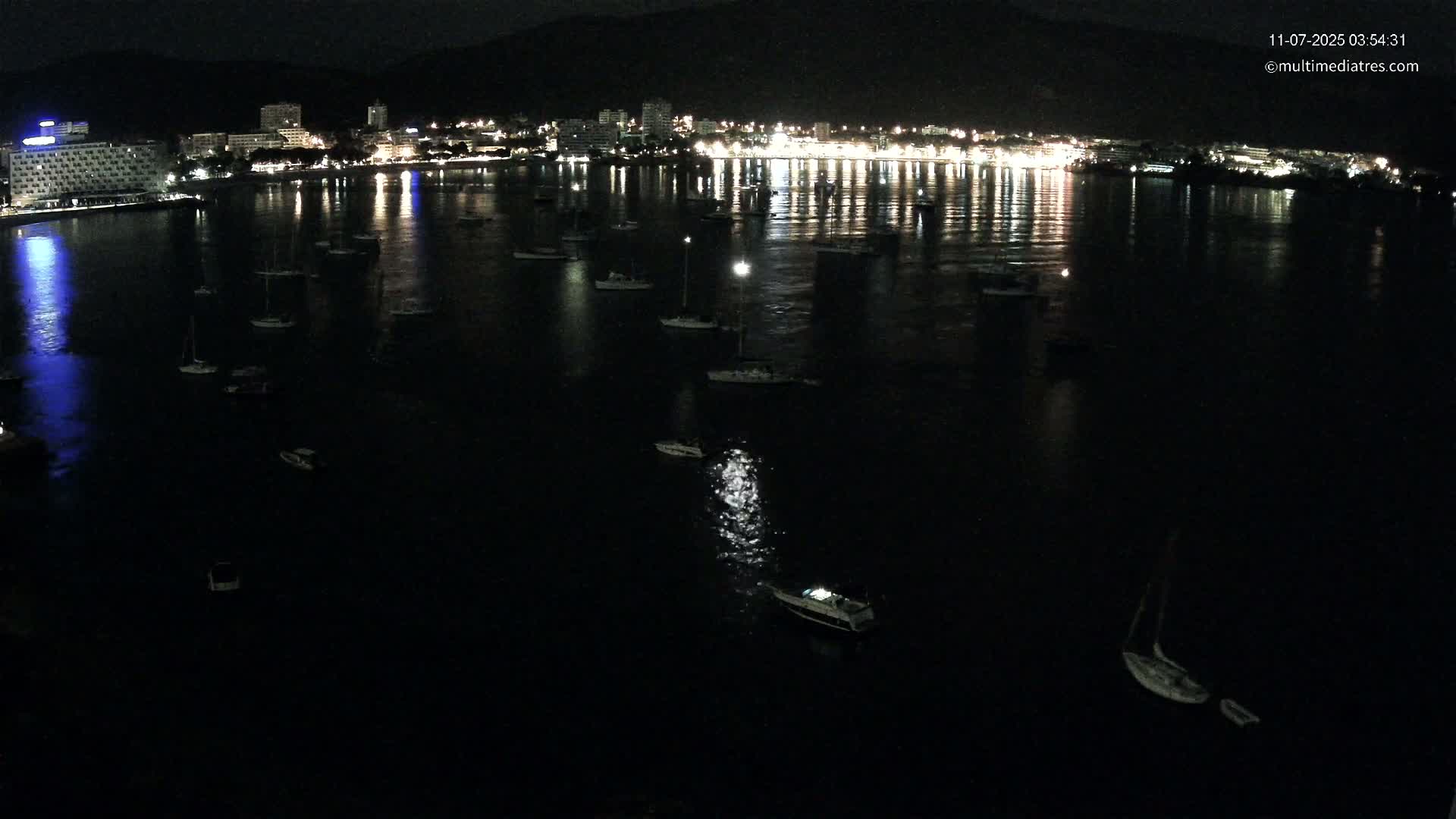 Mallorca, Magaluf - Palmanova Son Maties Beach Live Cam - Balearic Islands, Spain