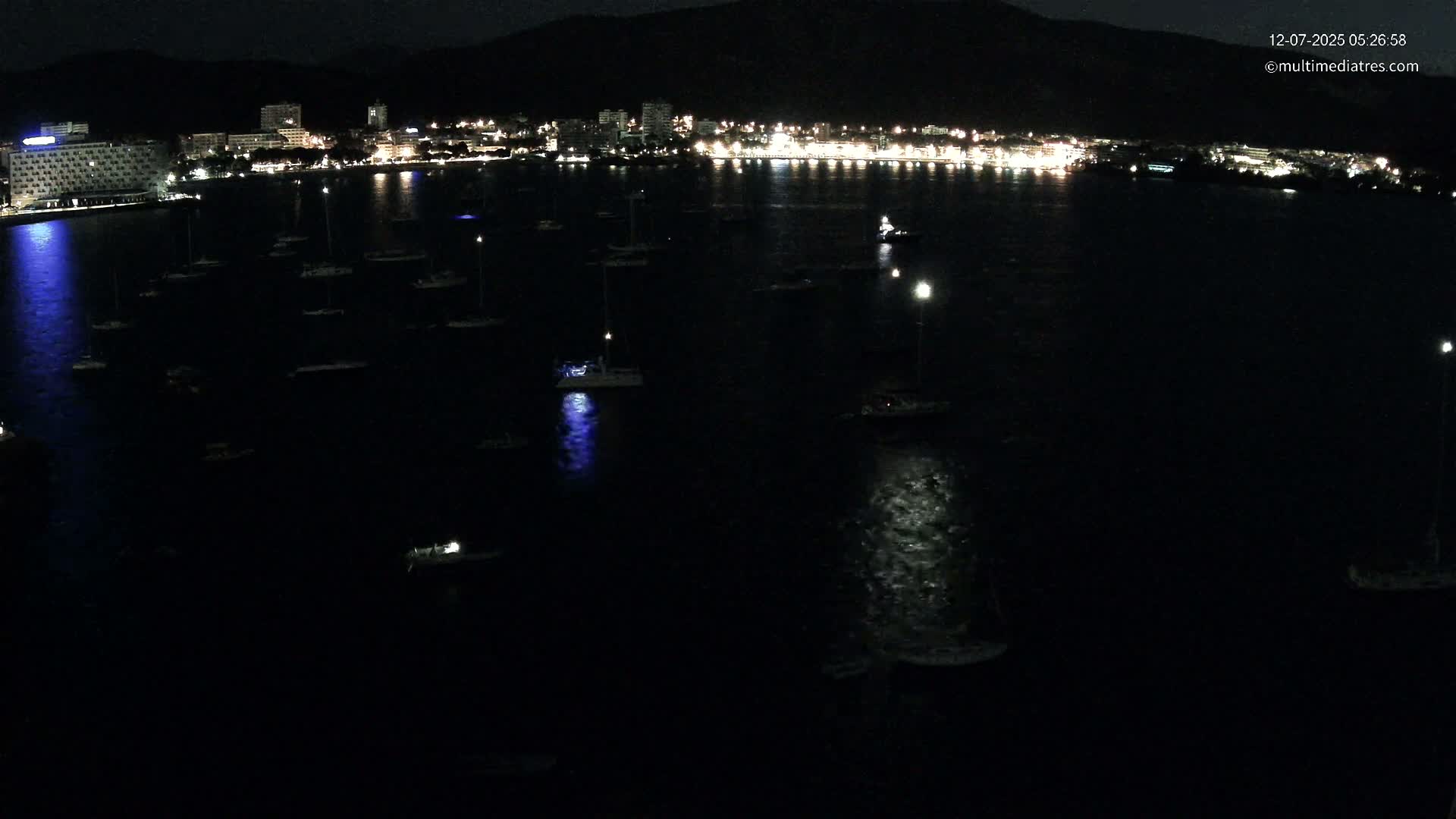 Mallorca, Magaluf - Palmanova Son Maties Beach Live Cam - Balearic Islands, Spain