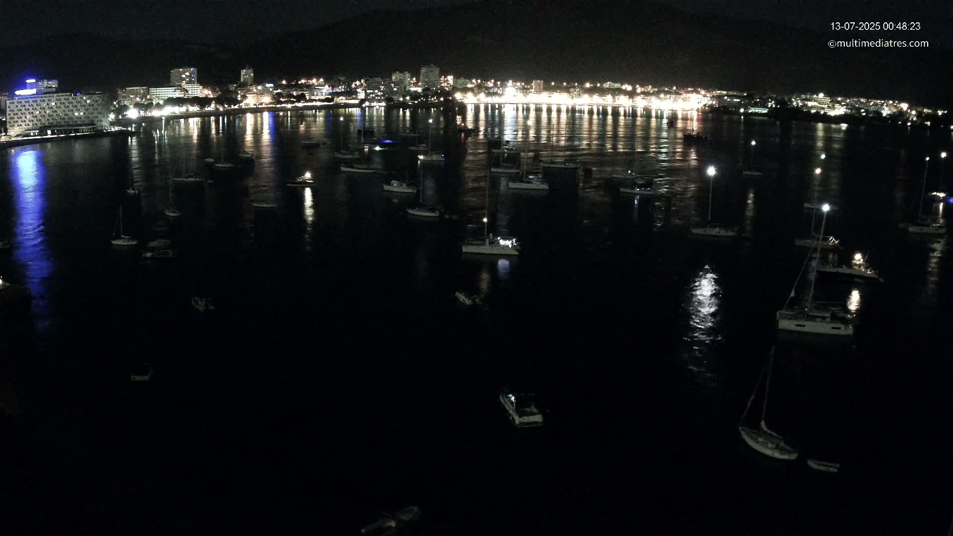 Mallorca, Magaluf - Palmanova Son Maties Beach Live Cam - Balearic Islands, Spain