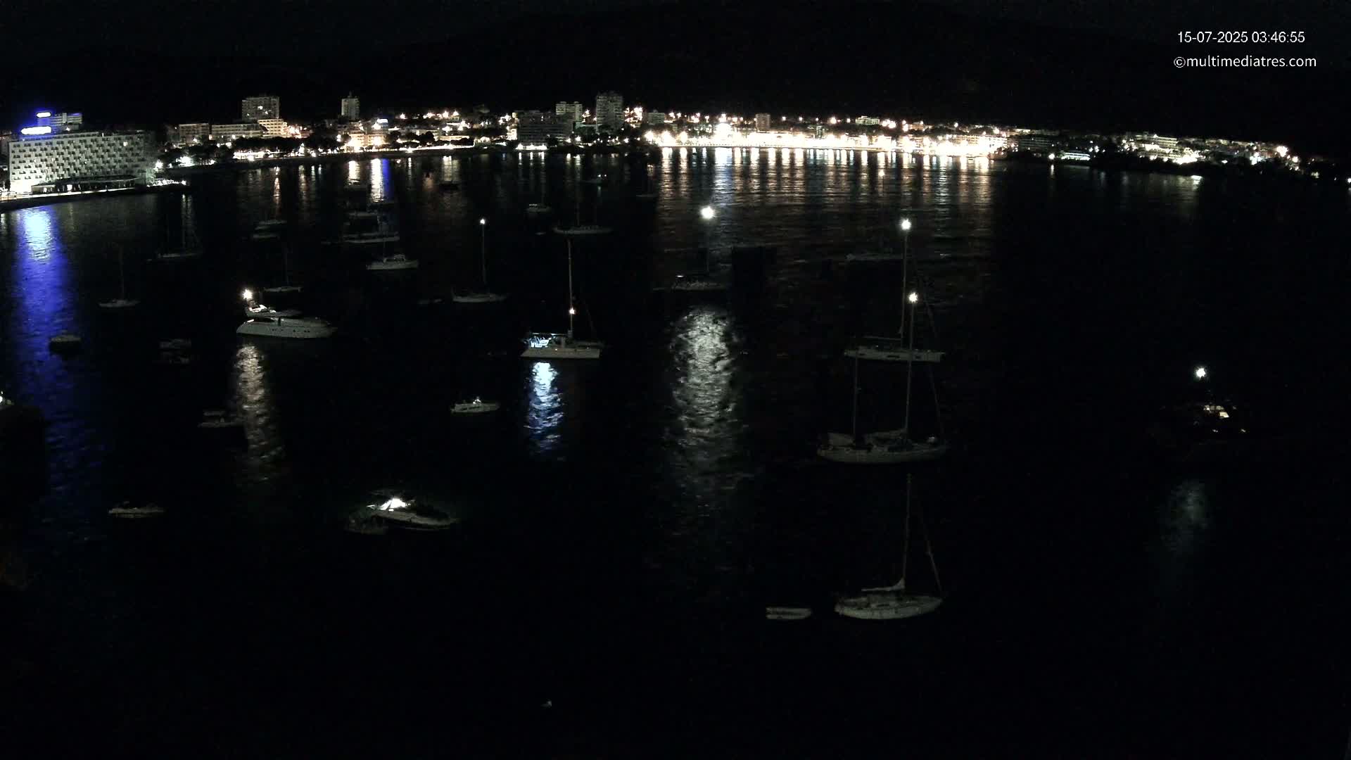Mallorca, Magaluf - Palmanova Son Maties Beach Live Cam - Balearic Islands, Spain