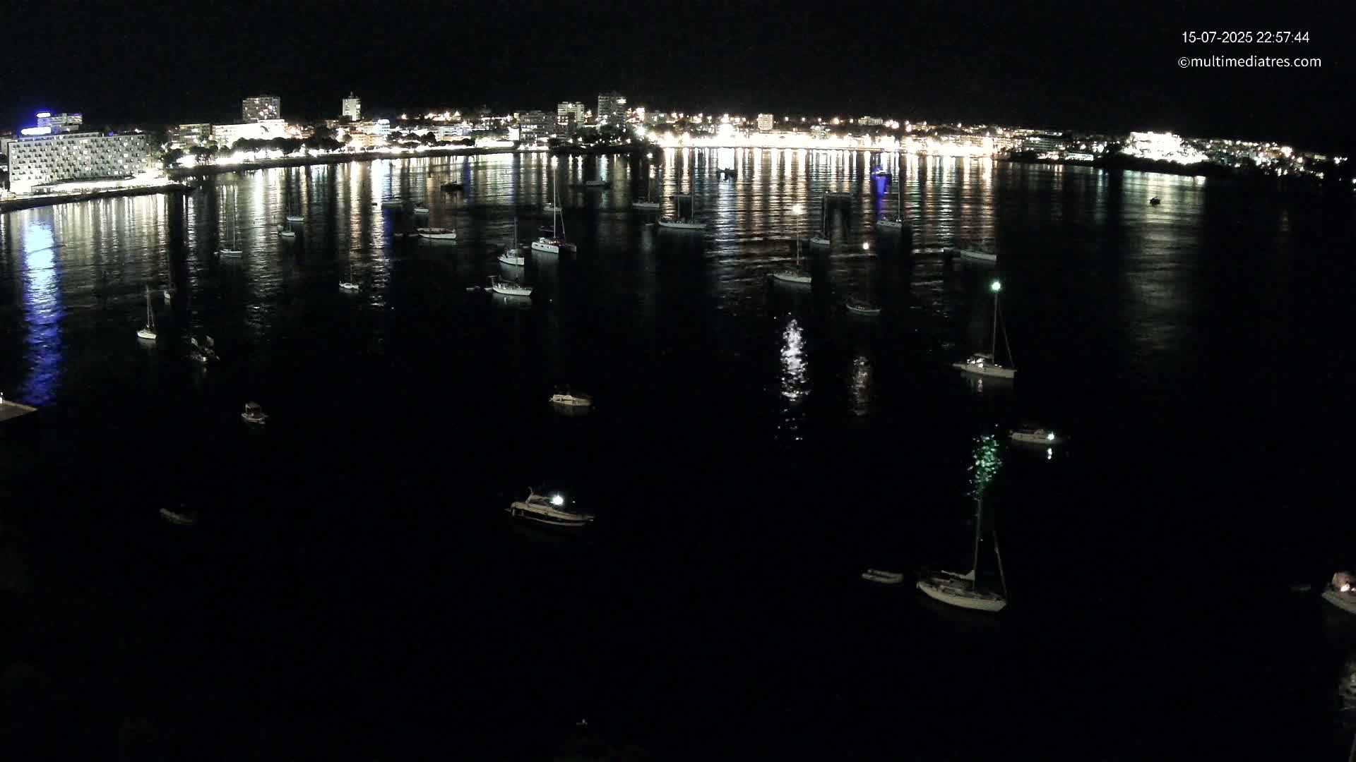 Mallorca, Magaluf - Palmanova Son Maties Beach Live Cam - Balearic Islands, Spain