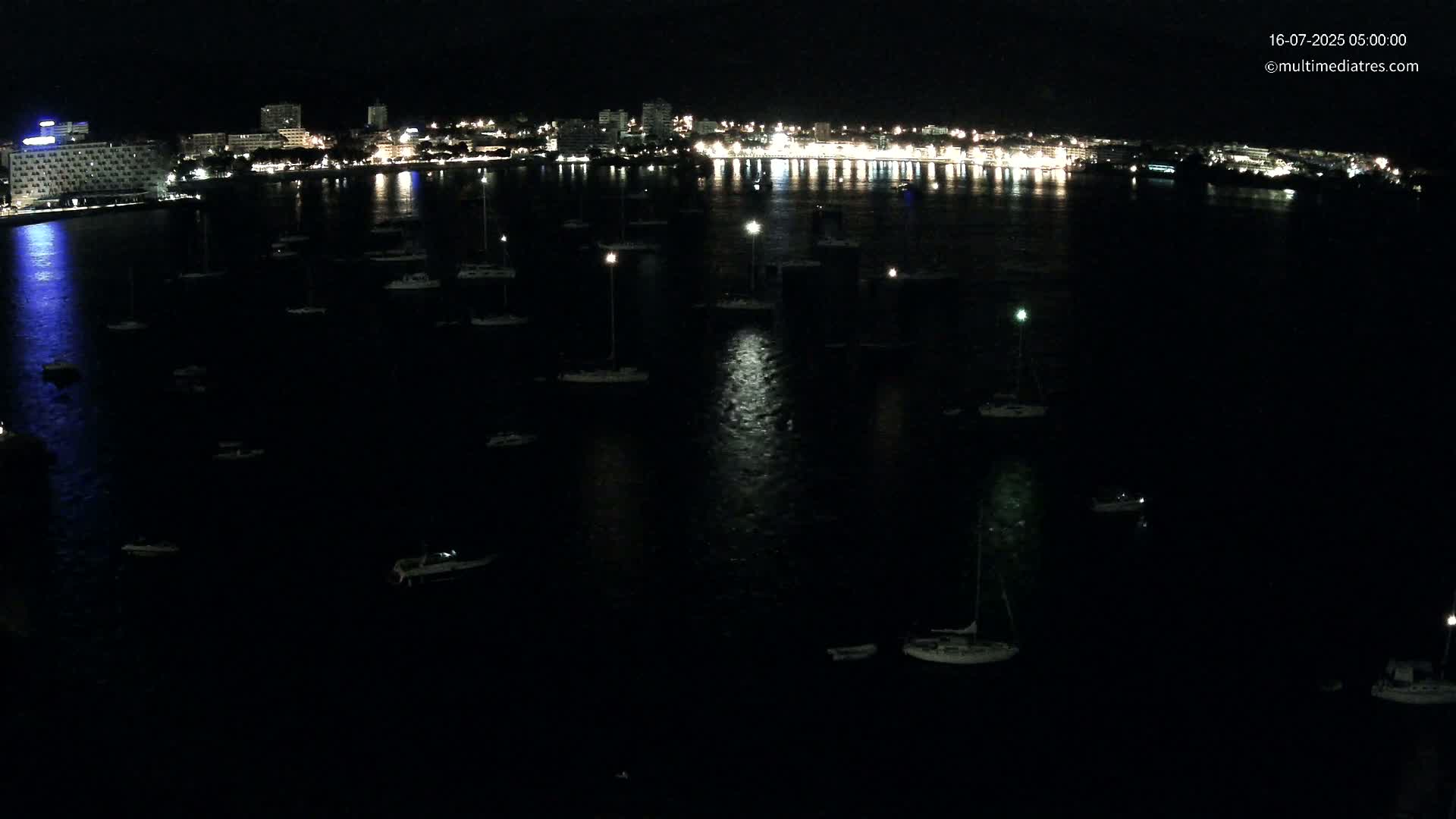 Mallorca, Magaluf - Palmanova Son Maties Beach Live Cam - Balearic Islands, Spain