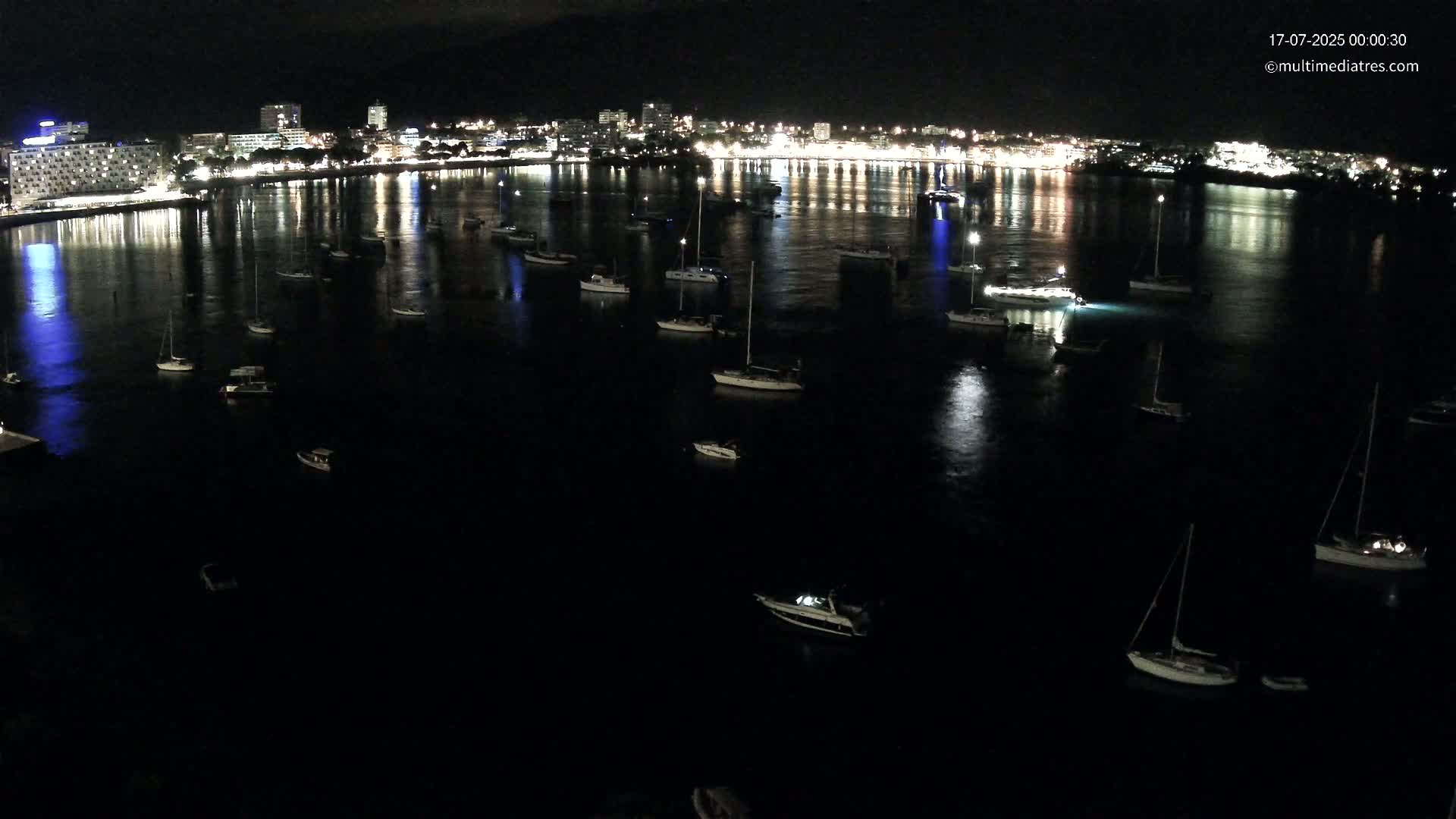 Mallorca, Magaluf - Palmanova Son Maties Beach Live Cam - Balearic Islands, Spain
