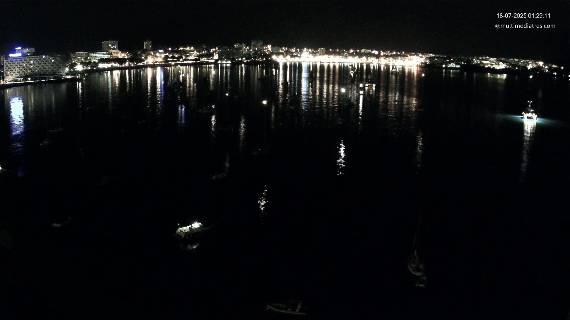 Mallorca, Magaluf - Palmanova Son Maties Beach Live Cam - Balearic Islands, Spain