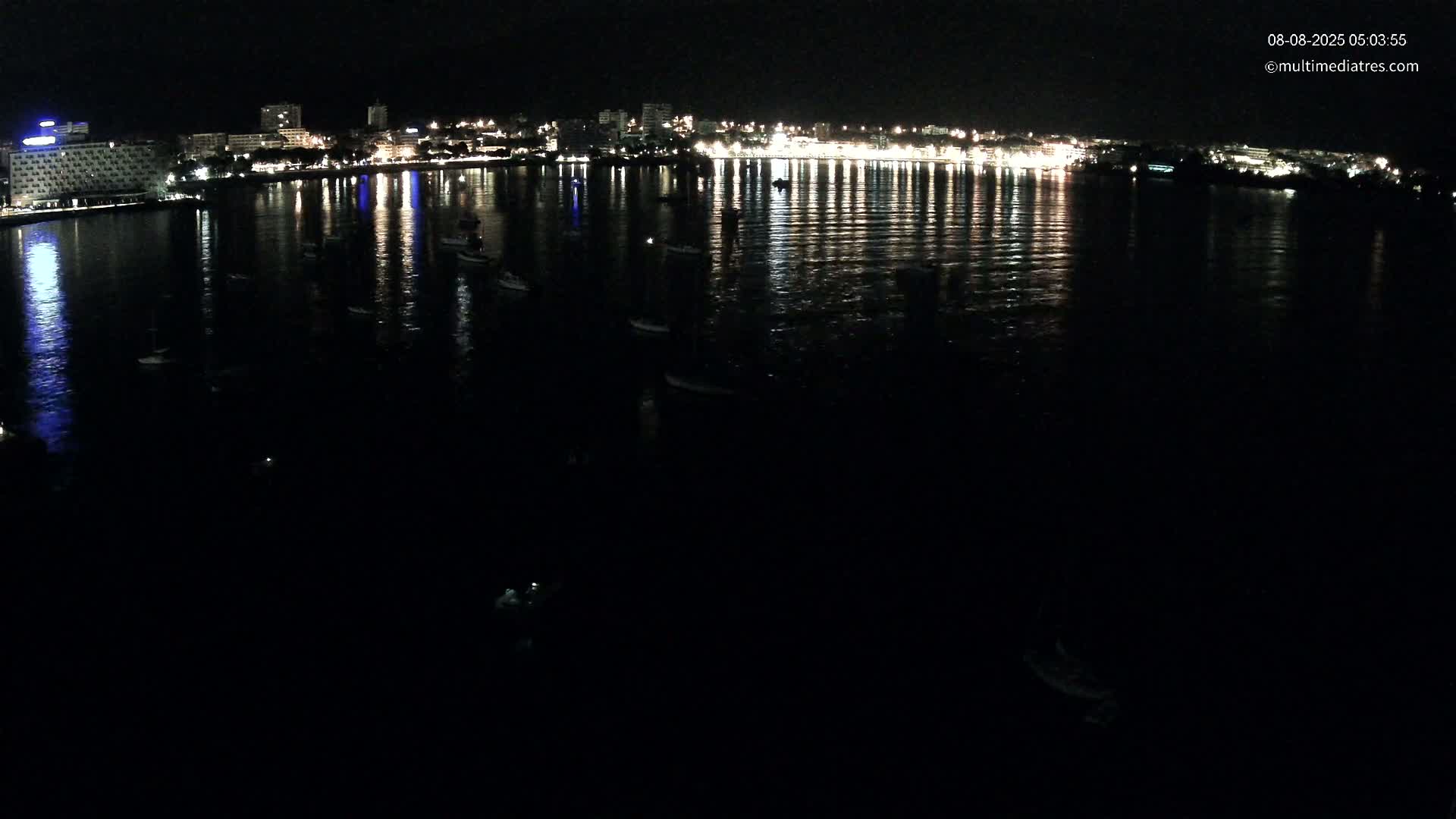 Mallorca, Magaluf - Palmanova Son Maties Beach Live Cam - Balearic Islands, Spain