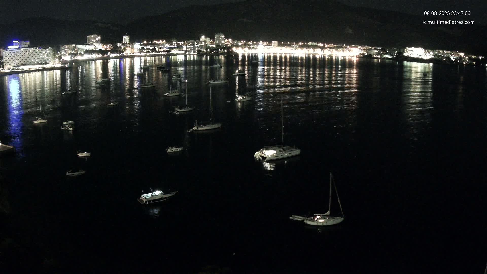 Mallorca, Magaluf - Palmanova Son Maties Beach Live Cam - Balearic Islands, Spain