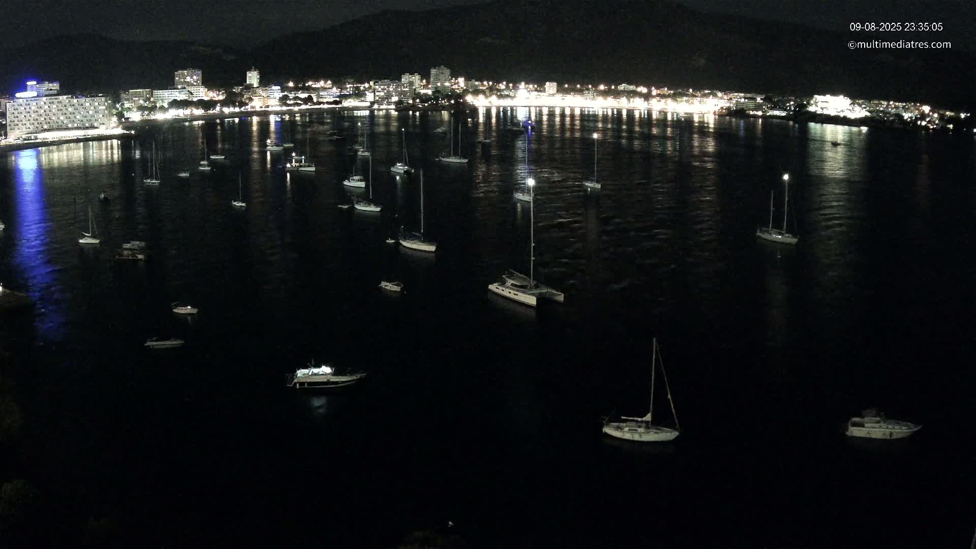 Mallorca, Magaluf - Palmanova Son Maties Beach Live Cam - Balearic Islands, Spain