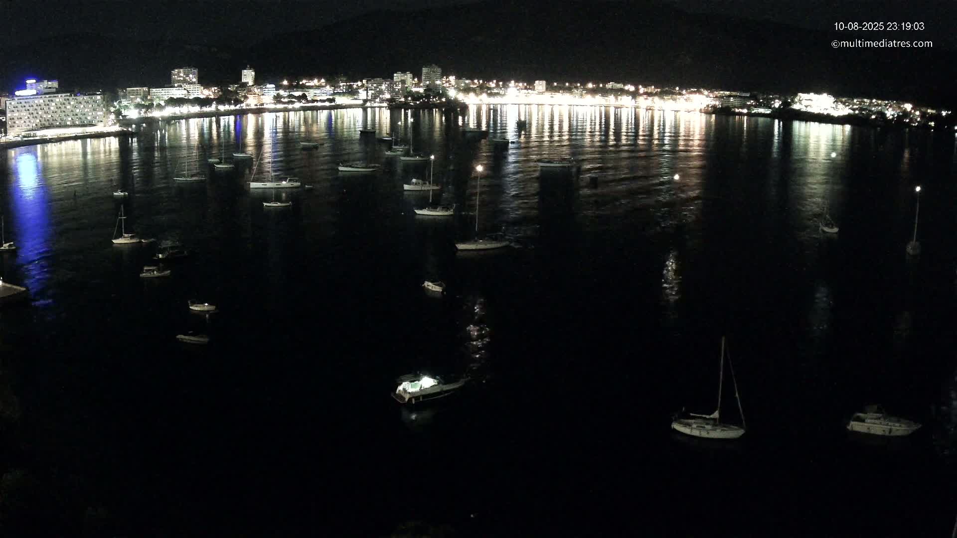 Mallorca, Magaluf - Palmanova Son Maties Beach Live Cam - Balearic Islands, Spain