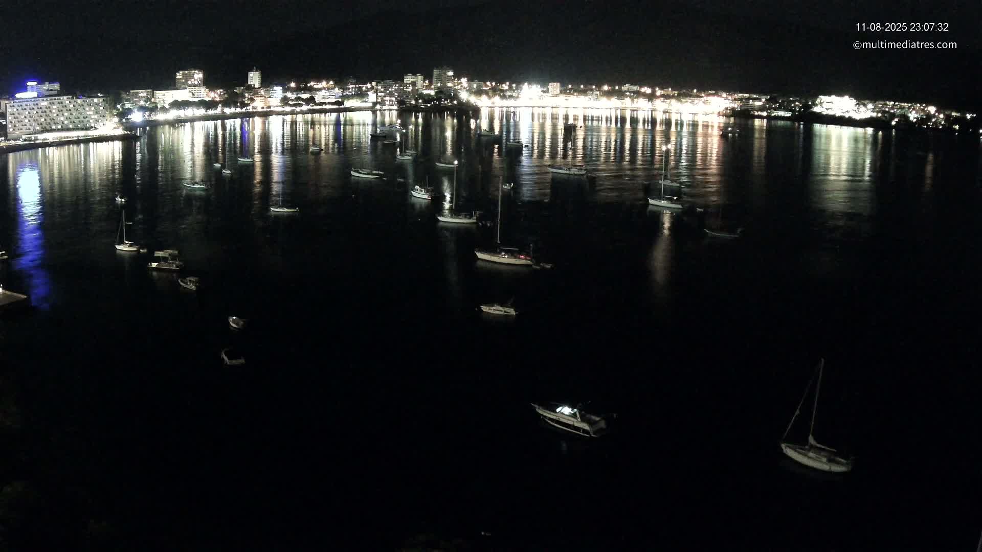 Mallorca, Magaluf - Palmanova Son Maties Beach Live Cam - Balearic Islands, Spain