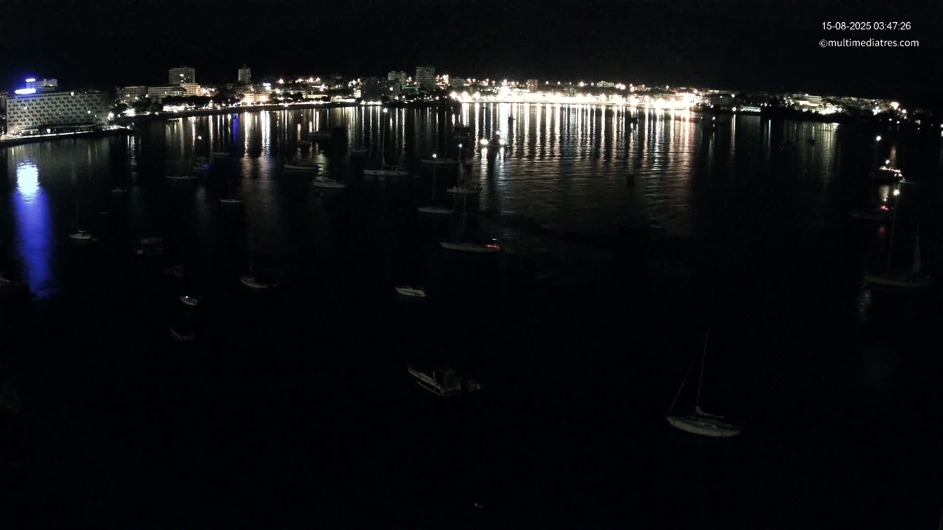 Mallorca, Magaluf - Palmanova Son Maties Beach Live Cam - Balearic Islands, Spain