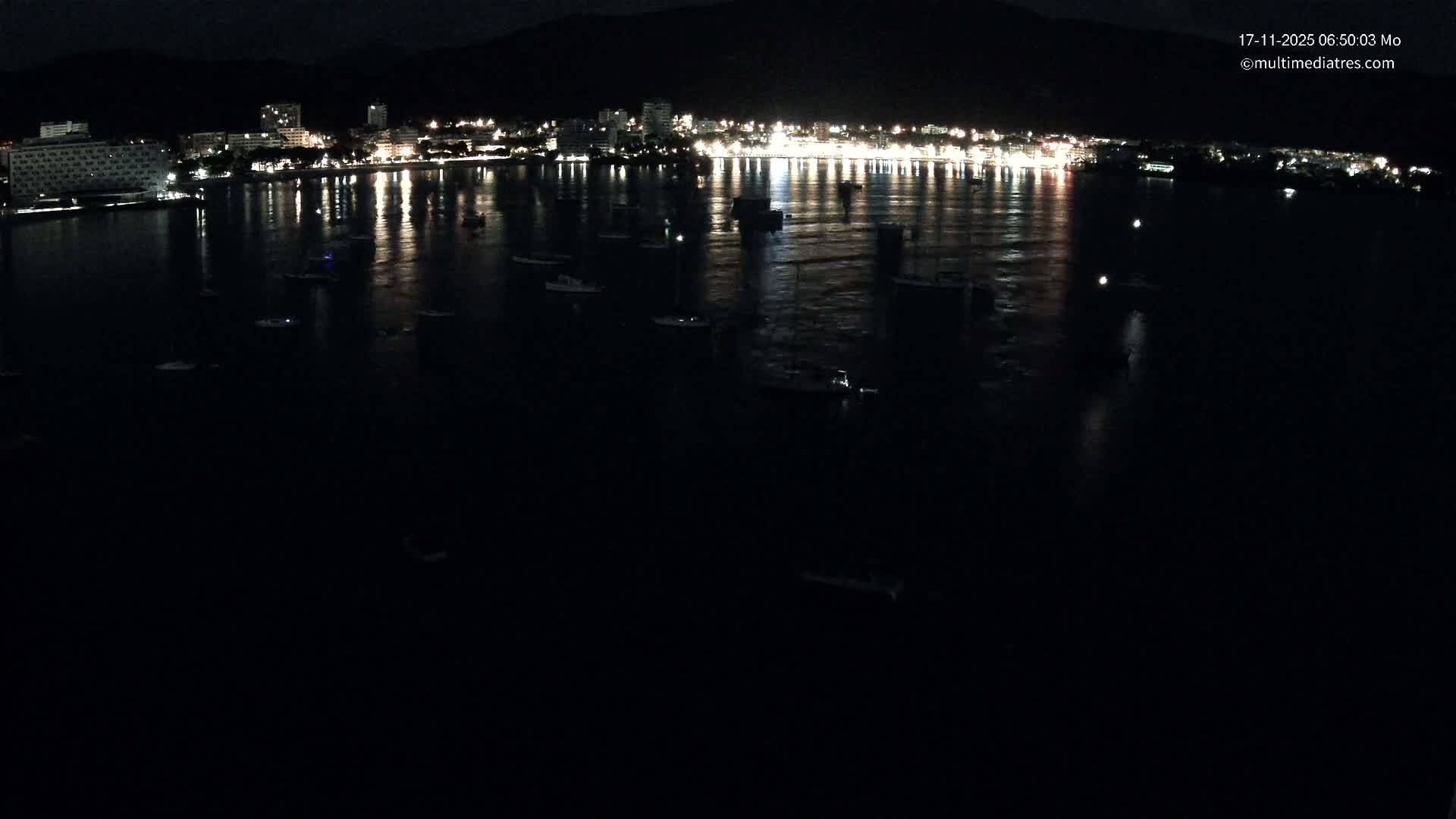 Mallorca, Magaluf - Palmanova Son Maties Beach Live Cam - Balearic Islands, Spain