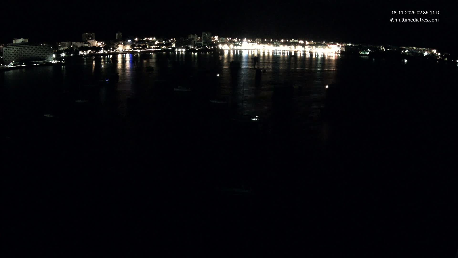 Mallorca, Magaluf - Palmanova Son Maties Beach Live Cam - Balearic Islands, Spain