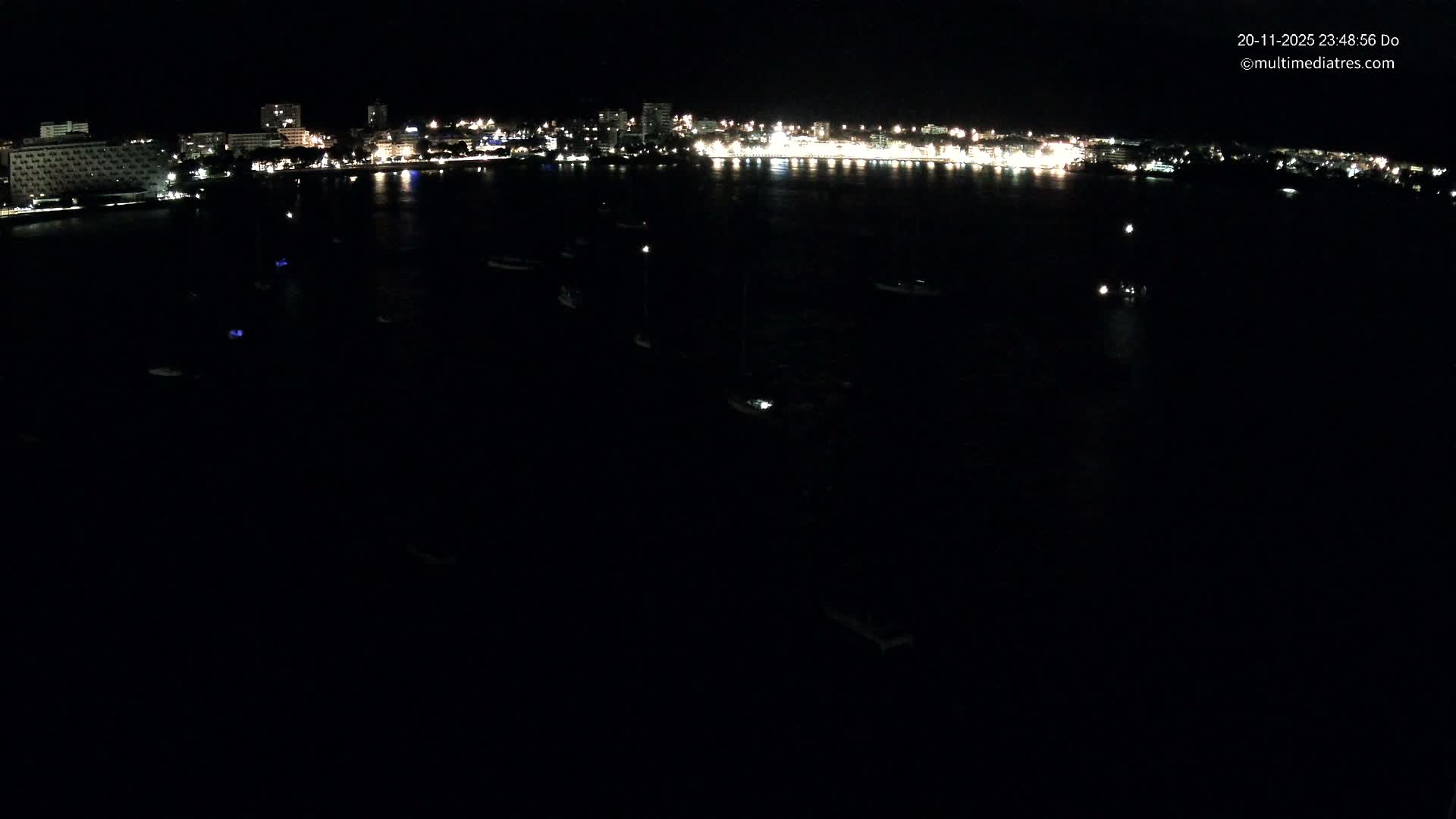 Mallorca, Magaluf - Palmanova Son Maties Beach Live Cam - Balearic Islands, Spain